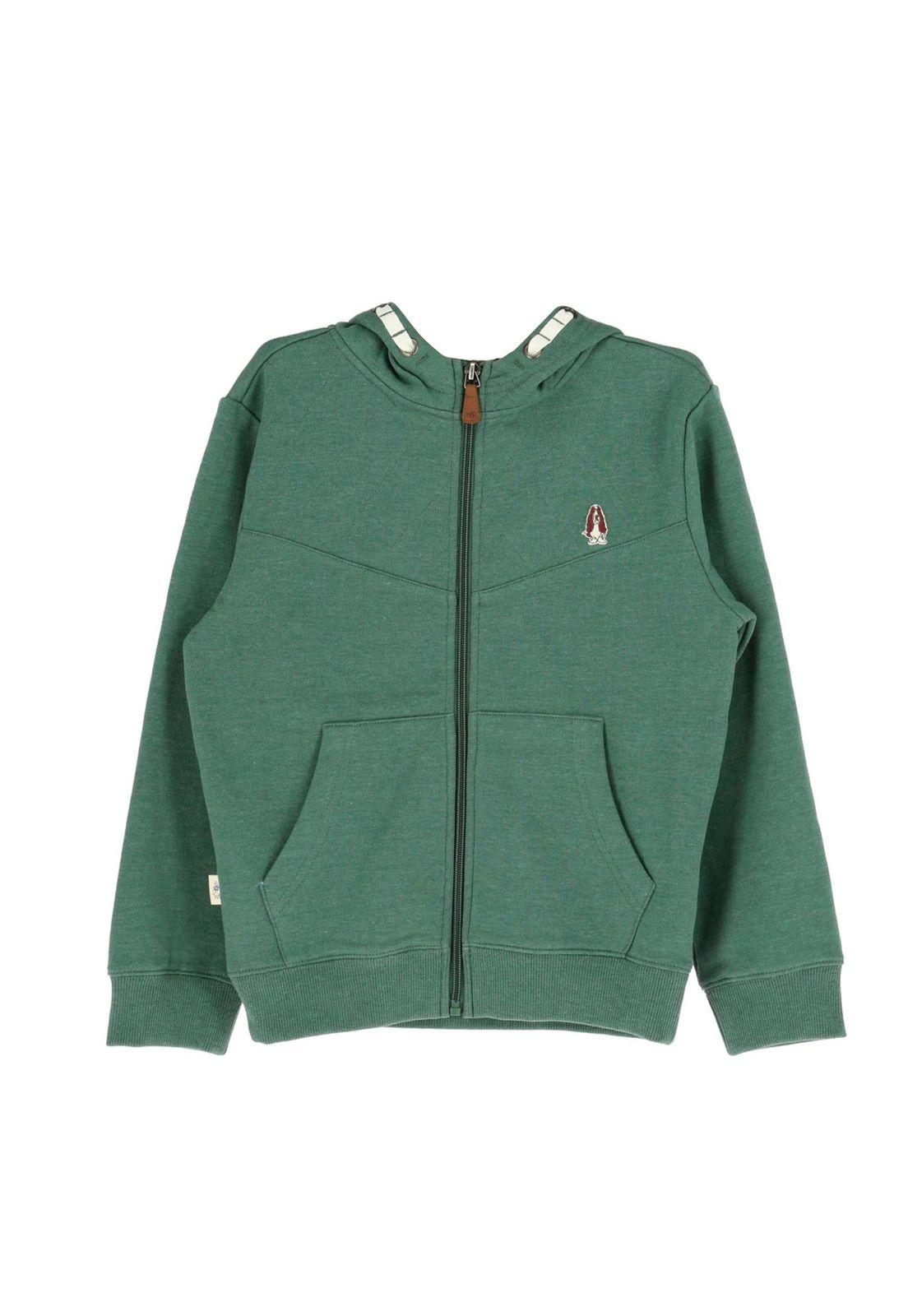 Poleron Algodon Cvc/Poly Peumo Duck Green-0