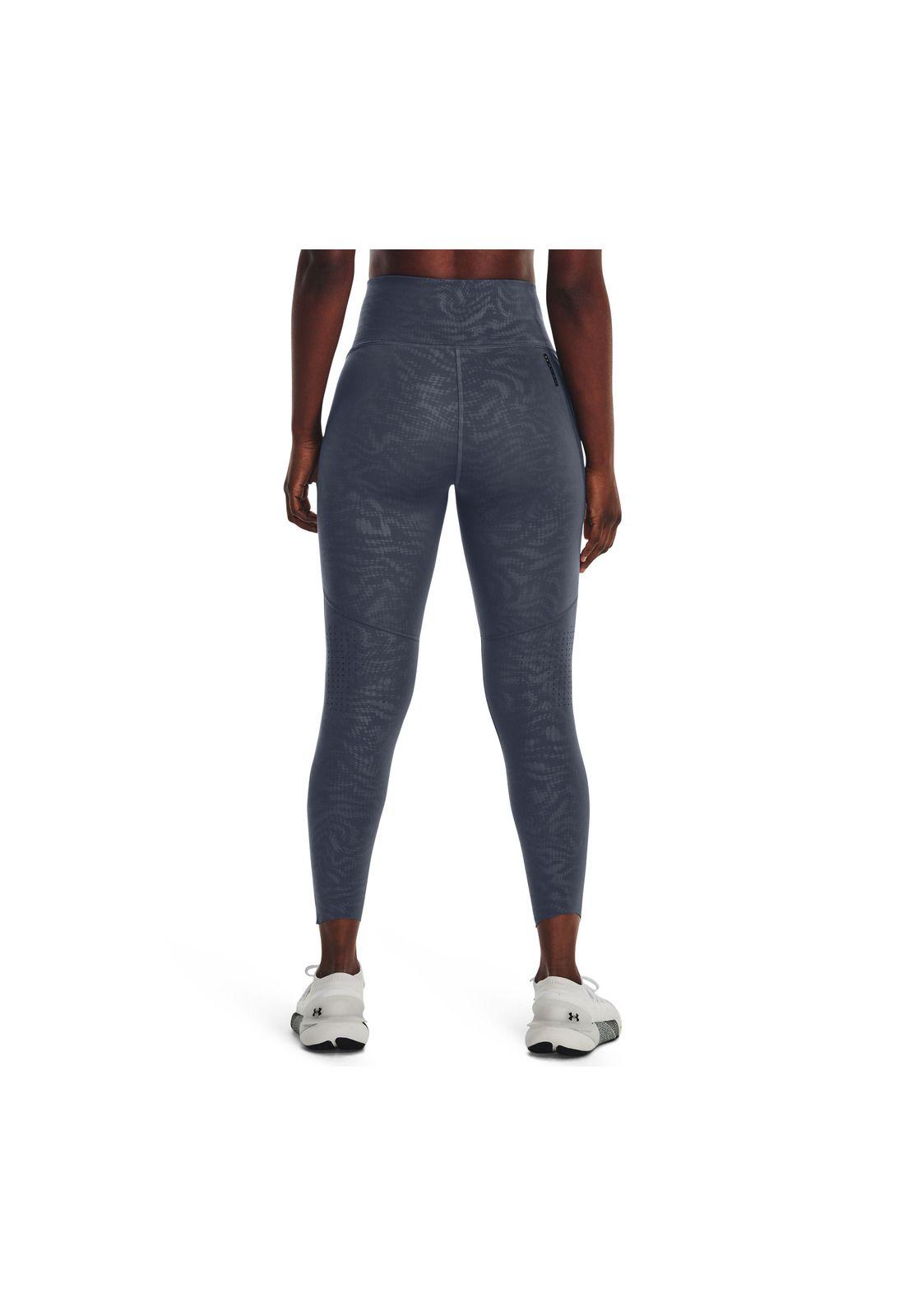 Calza Training Rush™ Emboss Gris Mujer-4