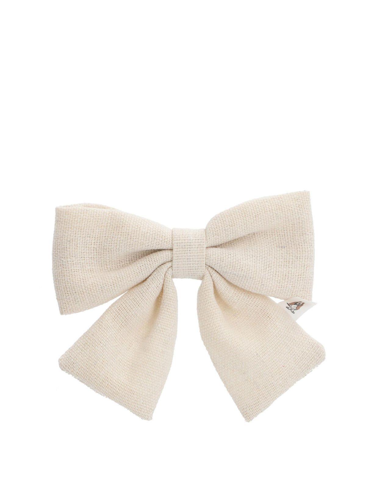 Pack 2 pinches niña Crema-1