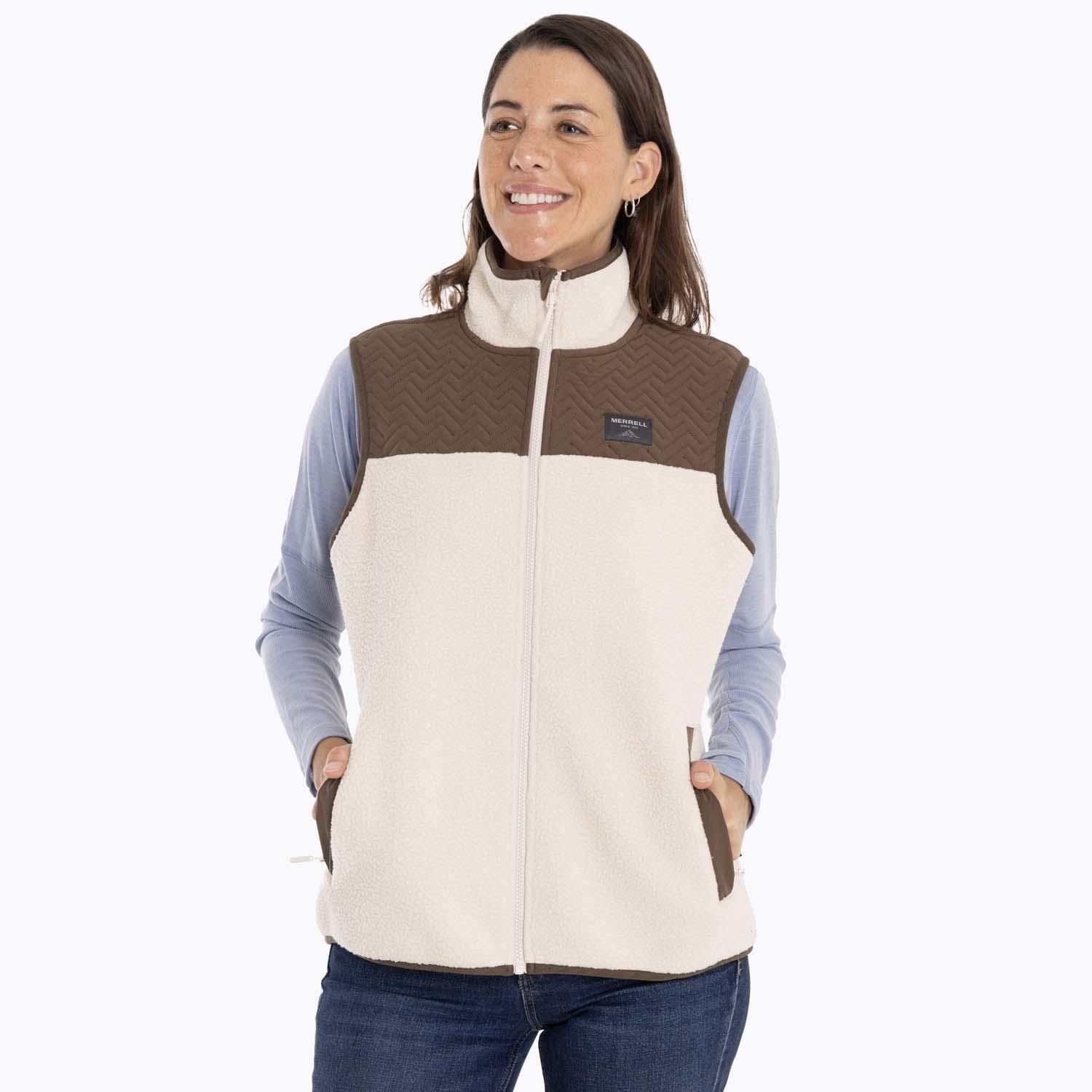 Polar Mujer Ouachi Sherpa Crema Merrell-0