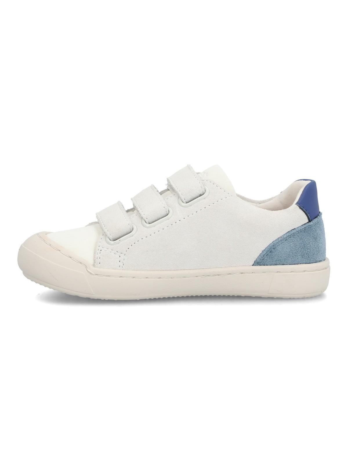 Zapatilla Cuero Niño Kyle Blanco-4