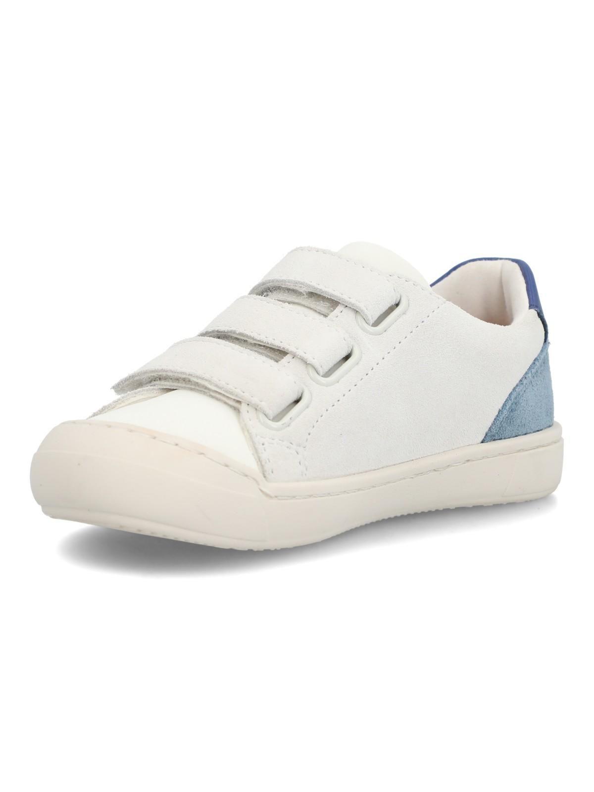 Zapatilla Cuero Niño Kyle Blanco-5