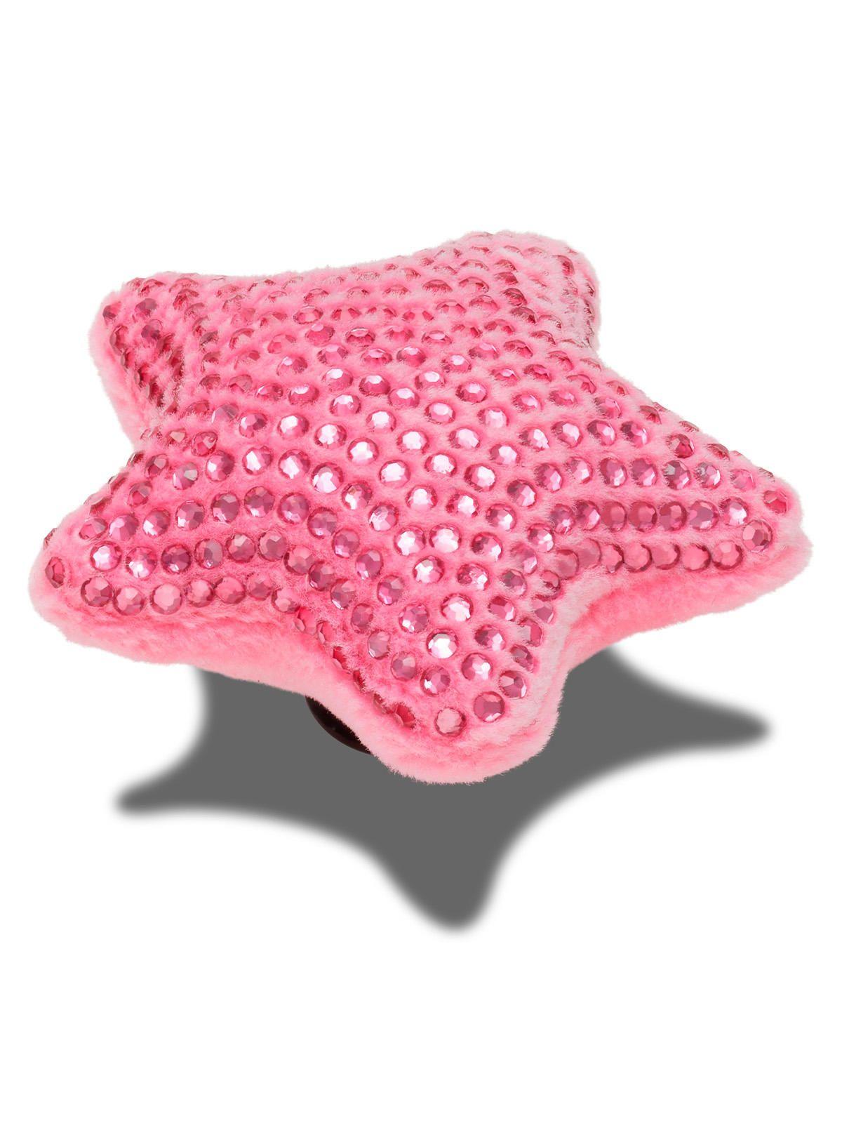 Jibbitz Crocs Estrella Brillante Fluffy Rosado-2