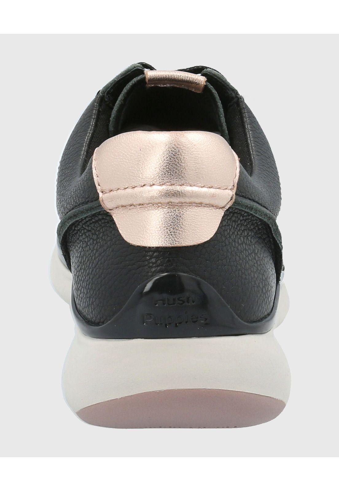 Zapatilla Cuero Mujer Goss Negro-6