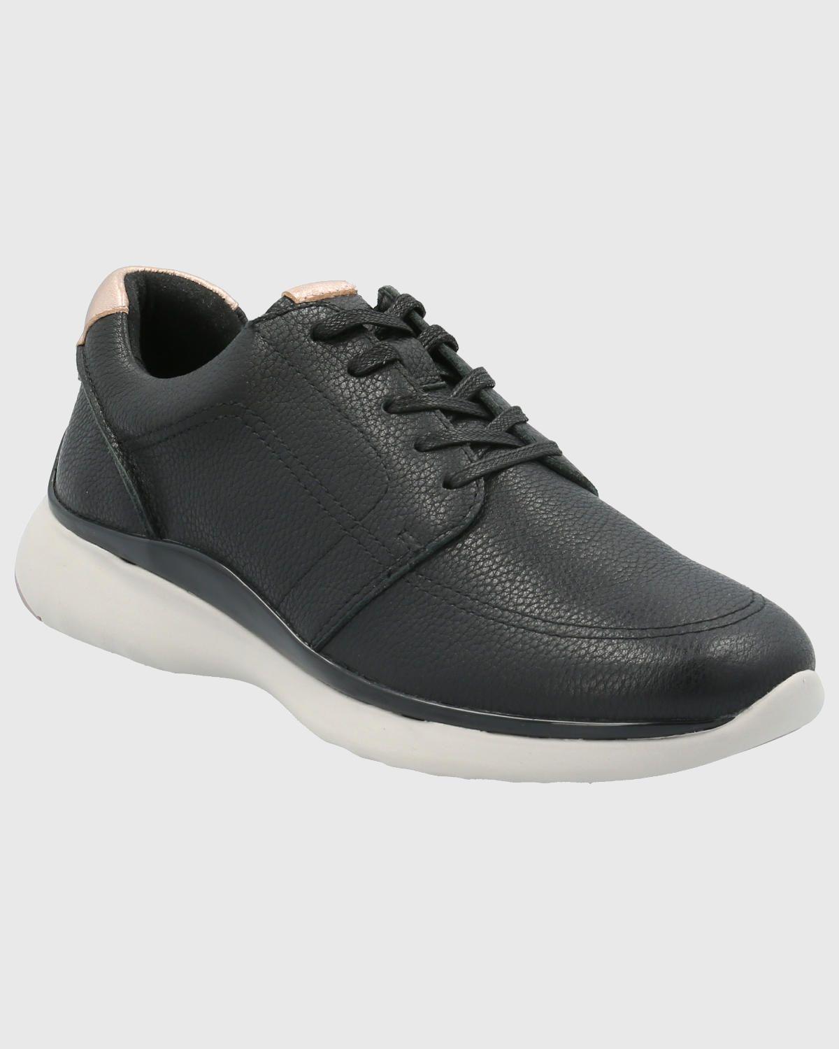 Zapatilla Cuero Mujer Goss Negro-0