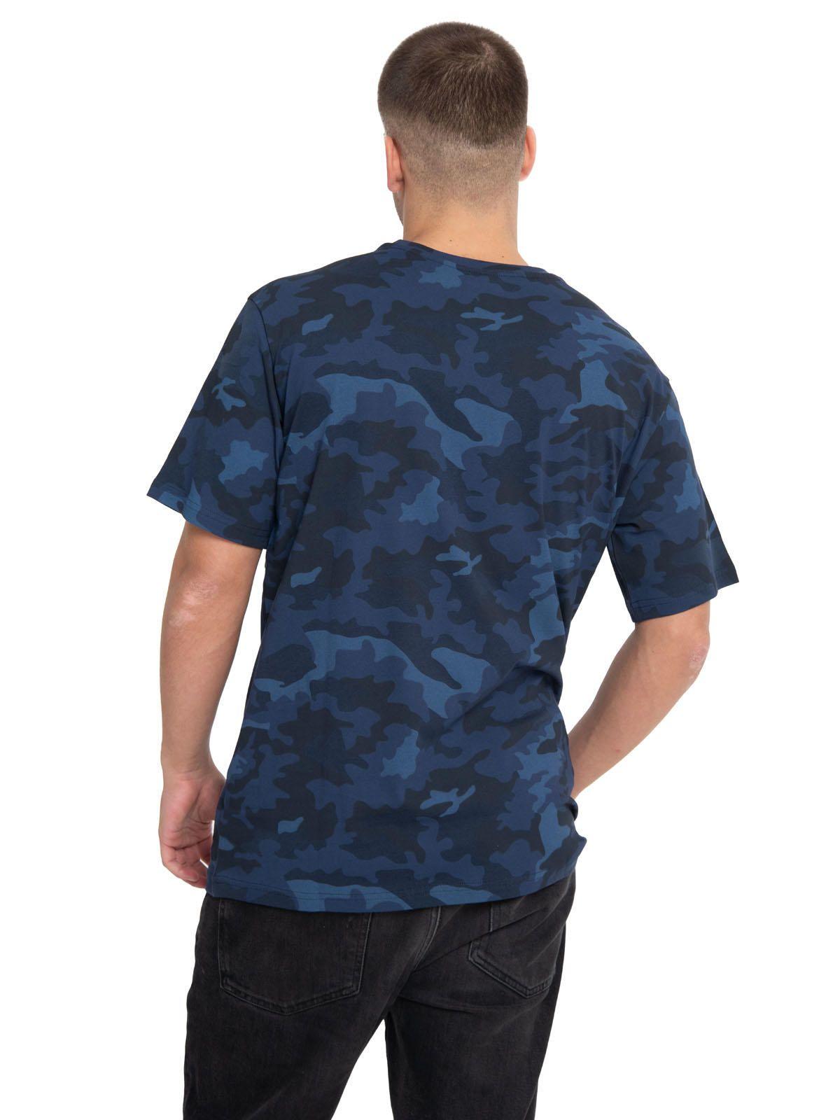 Polera Manga Corta Unisex Original Fit Logo Azul-3