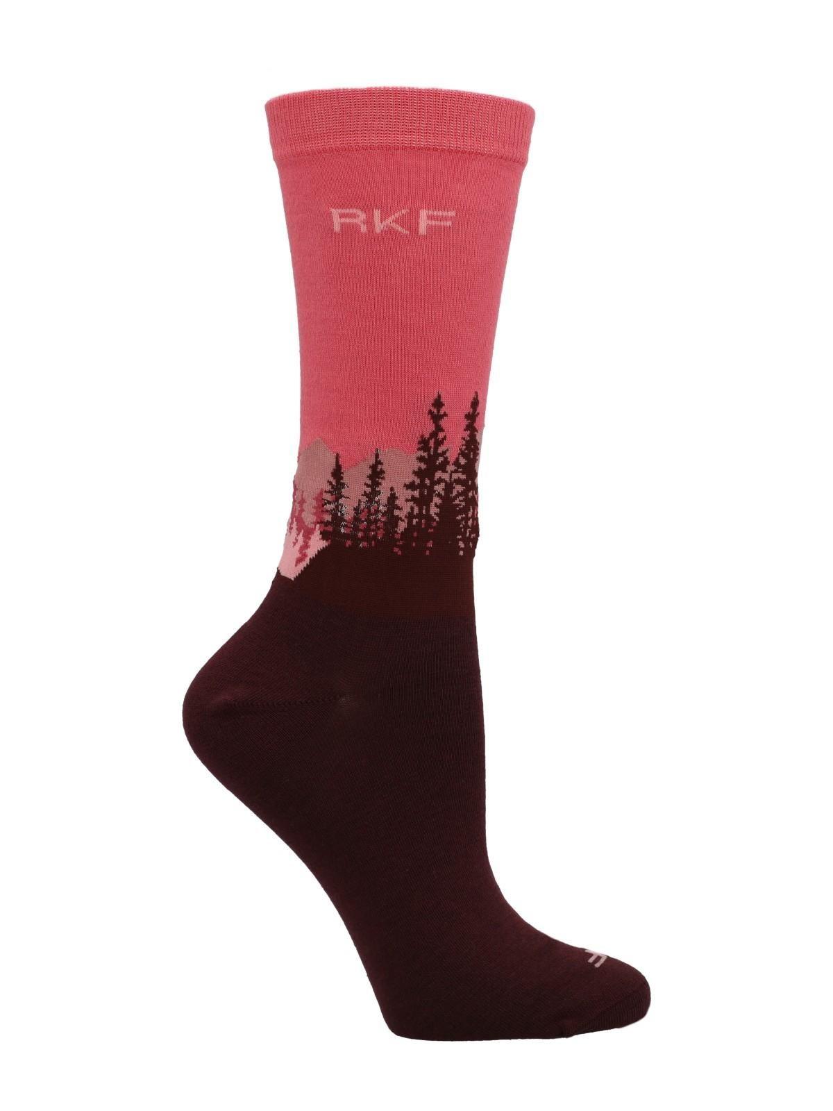 Calcetín Bambú Mujer Diff Deer Rosado-2