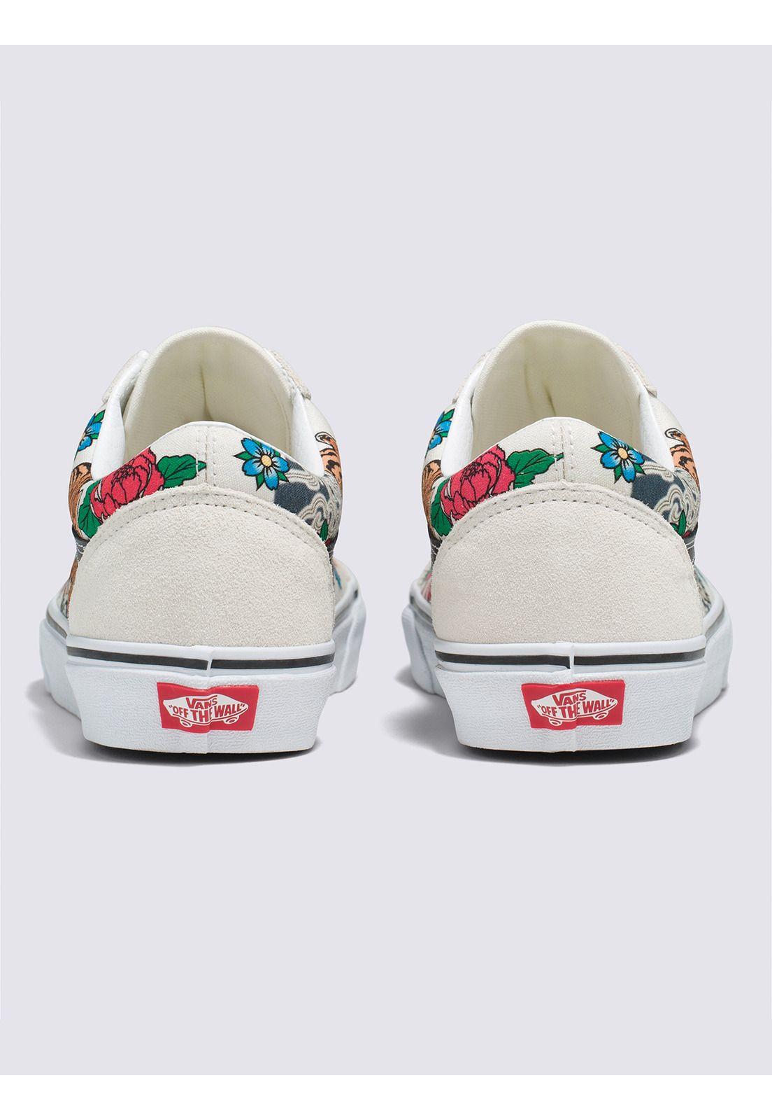 Zapatilla Urbana Unisex Old Skool Crema-4