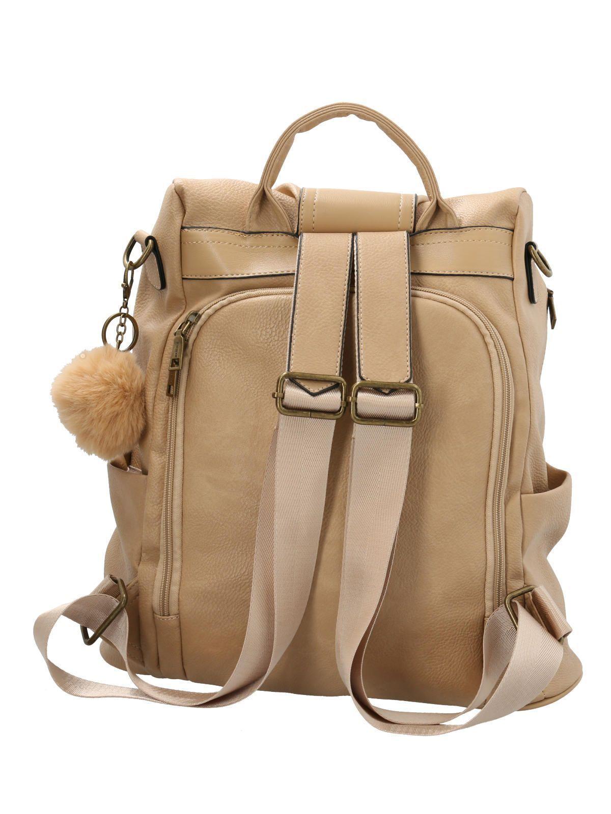 Cartera Beige Harmon Backbag Mujer-3