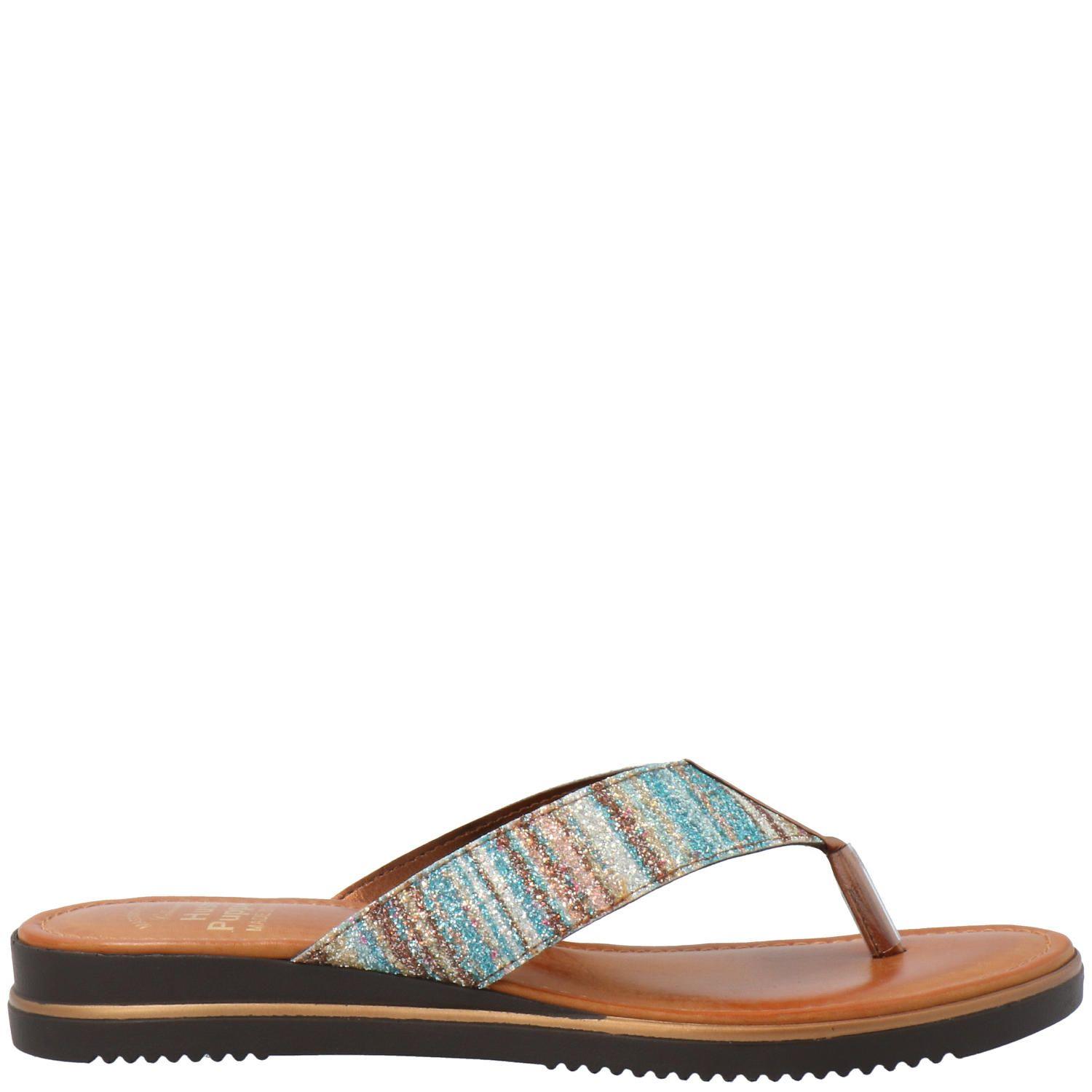Sandalia Bacoli Casual Celeste-1
