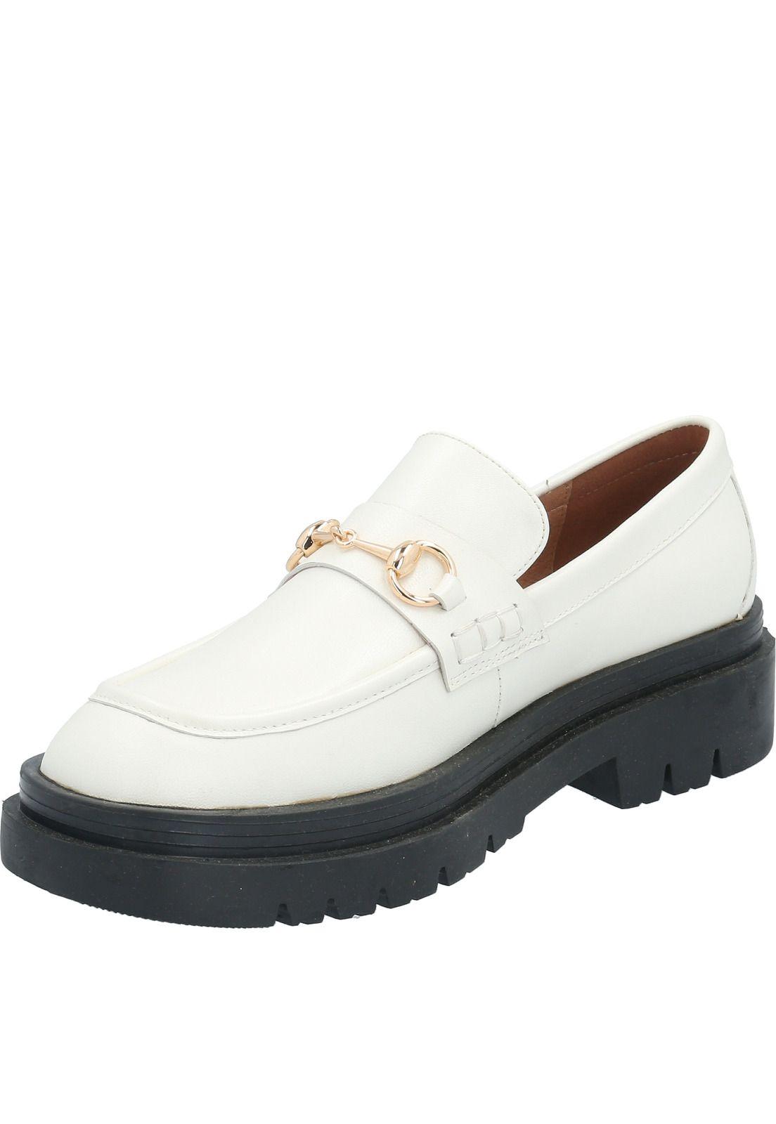 Zapato Cuero Mujer Kelsey Blanco-3