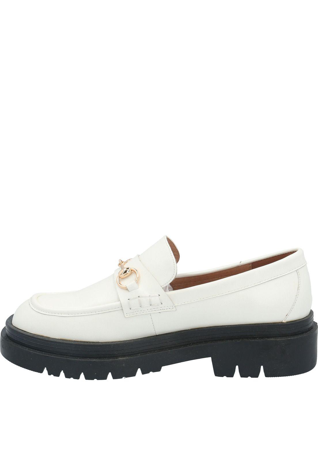 Zapato Cuero Mujer Kelsey Blanco-4
