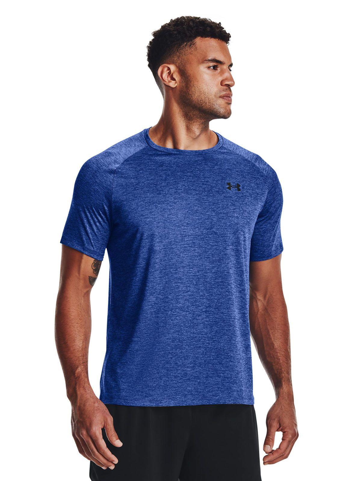 Polera manga corta Tech 2.0 hombre Azul-3