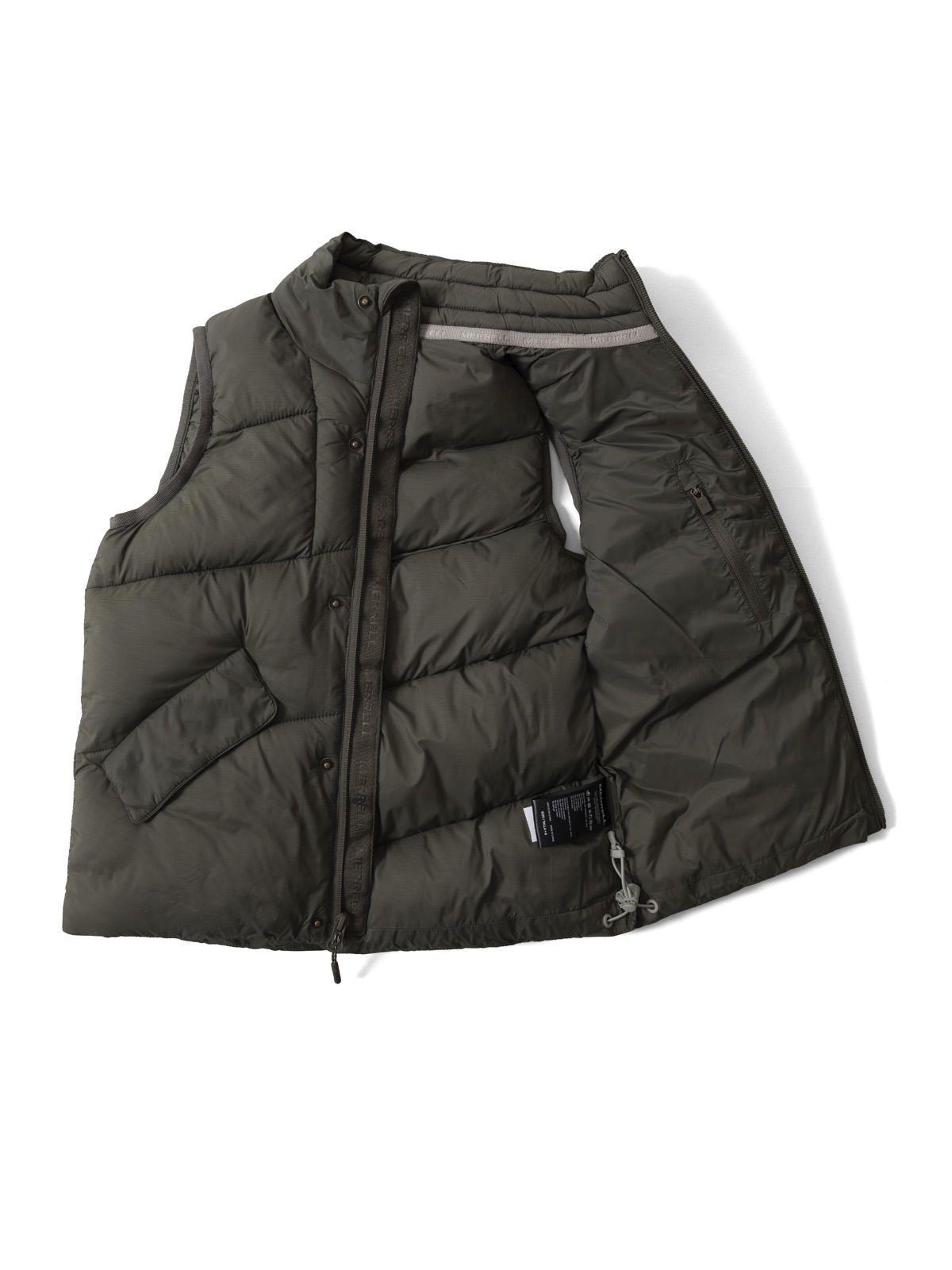 Parka Sin Mangas Niño Puffa Oliva-4