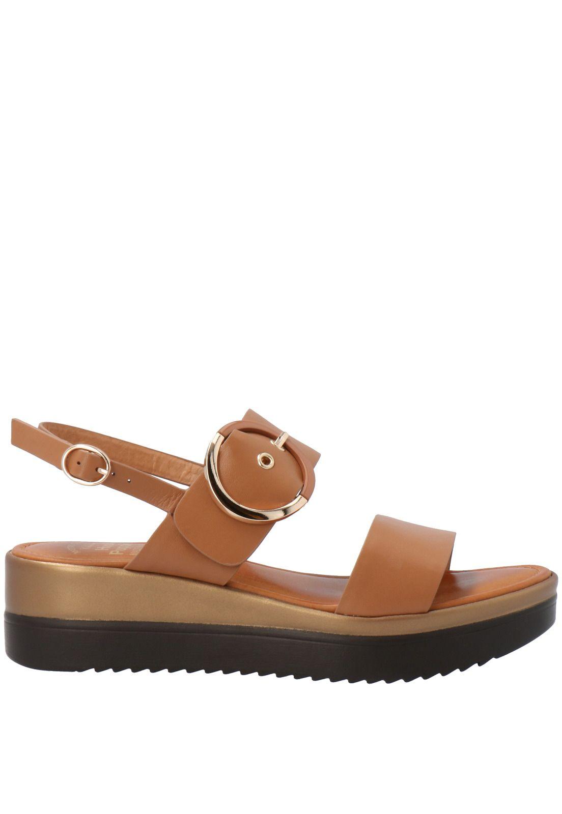 Sandalia Brenta Casual Marrón-1
