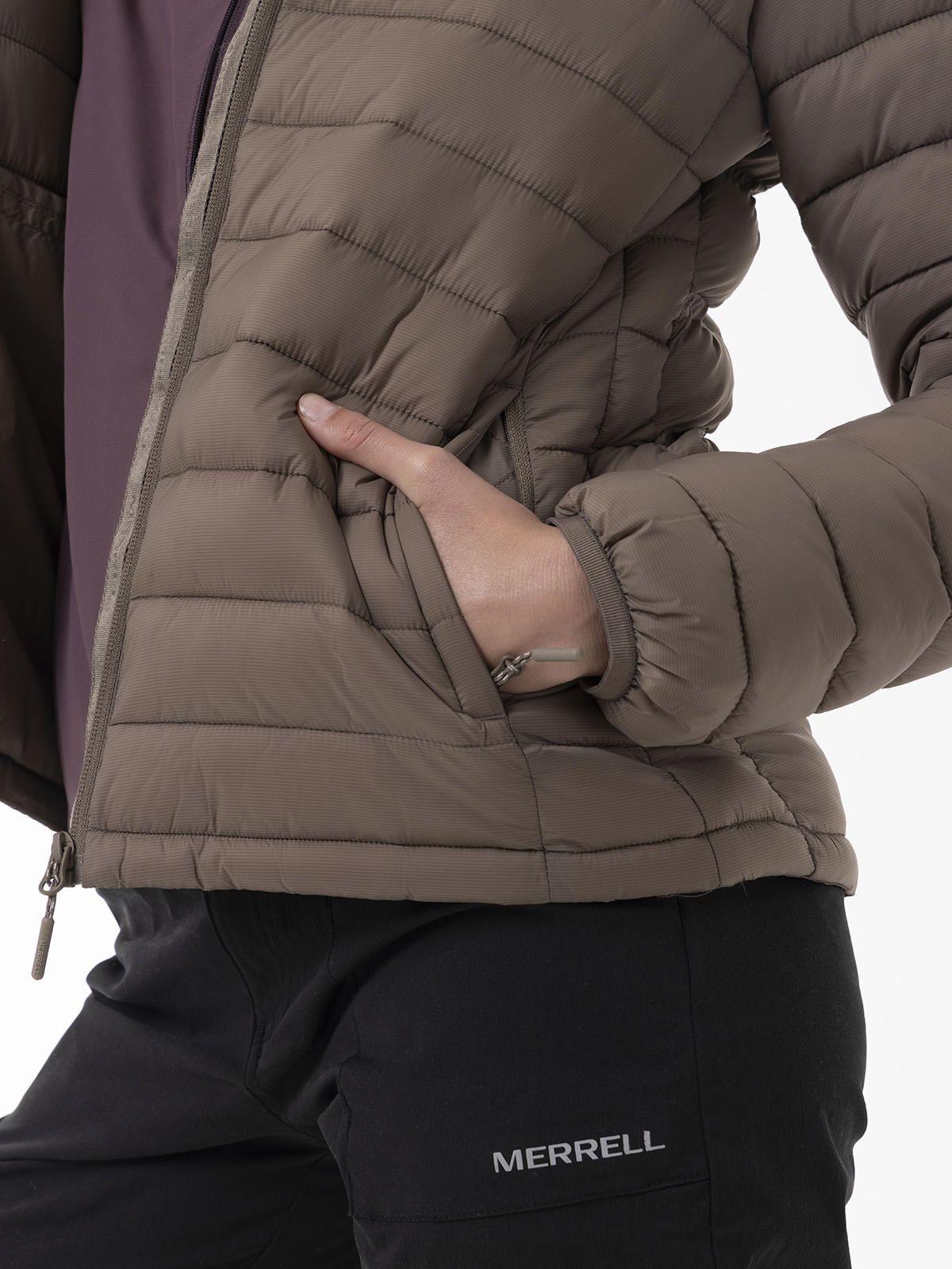Parka Mujer Core Quilted Café-4