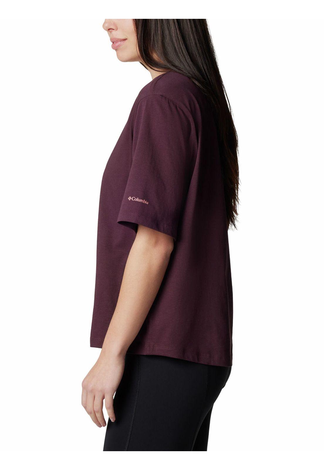 Polera Mujer North Cascades Relaxed Morado-1