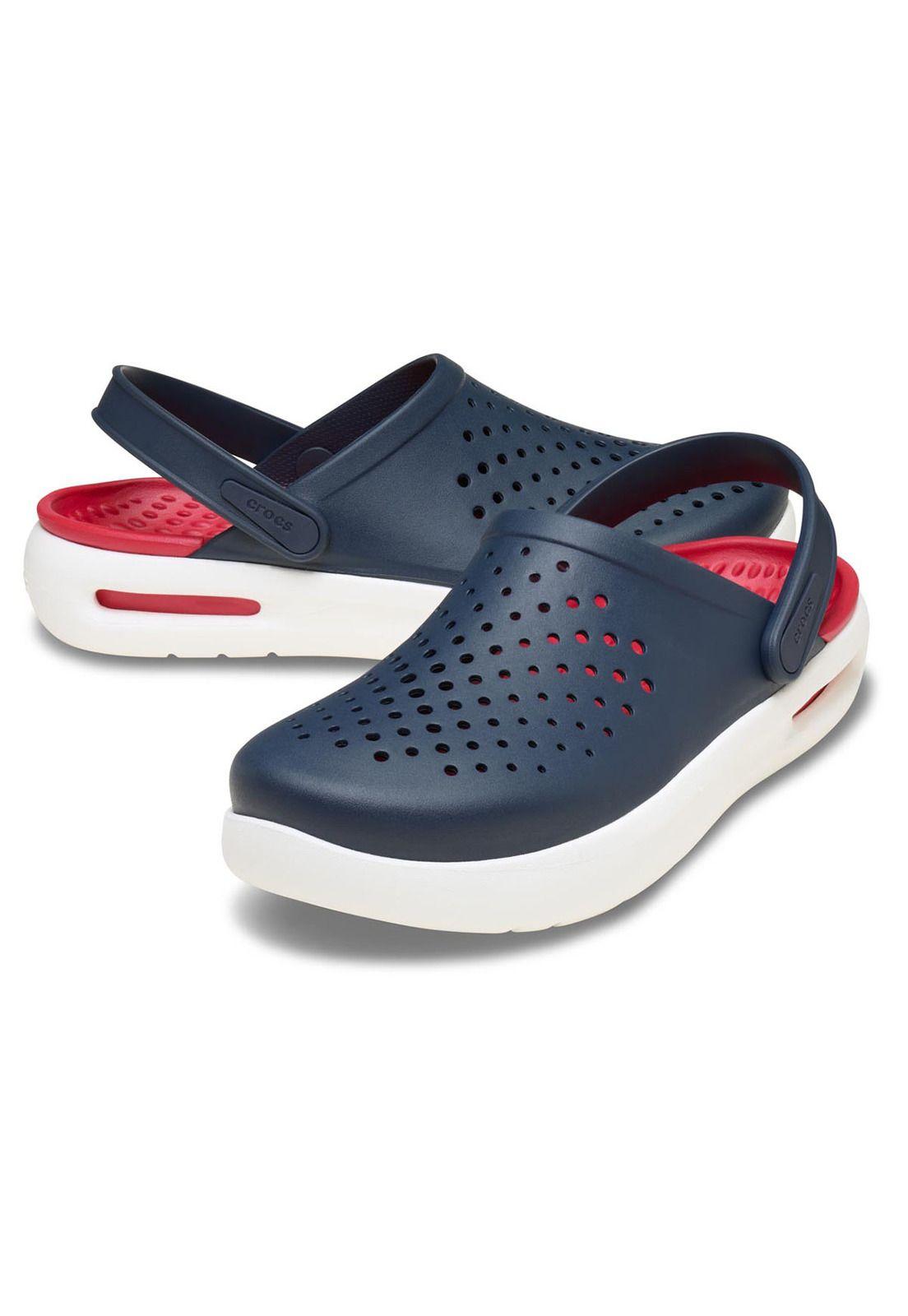Zueco Crocs Hombre Inmotion Azul Marino-3