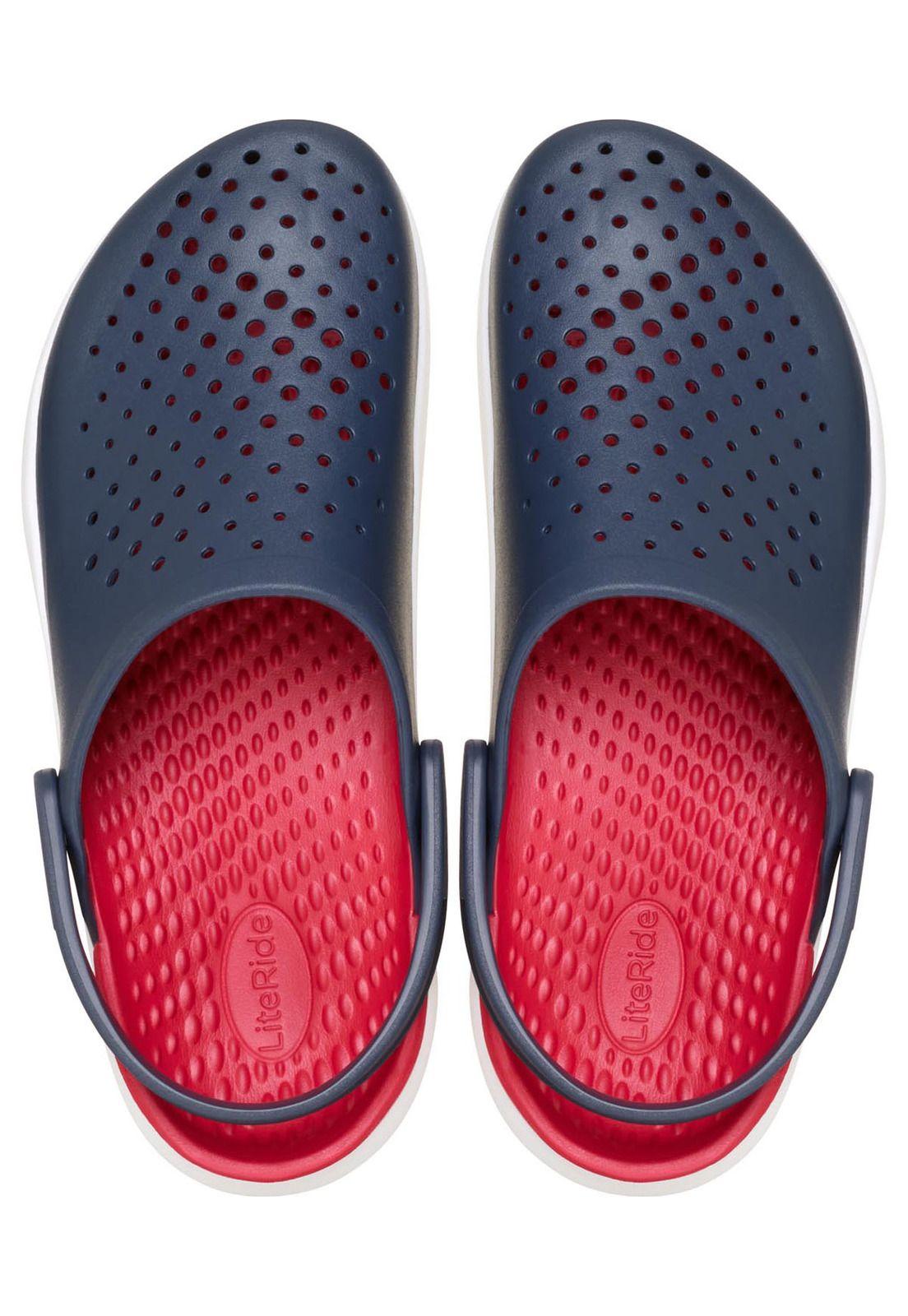 Zueco Crocs Hombre Inmotion Azul Marino-4