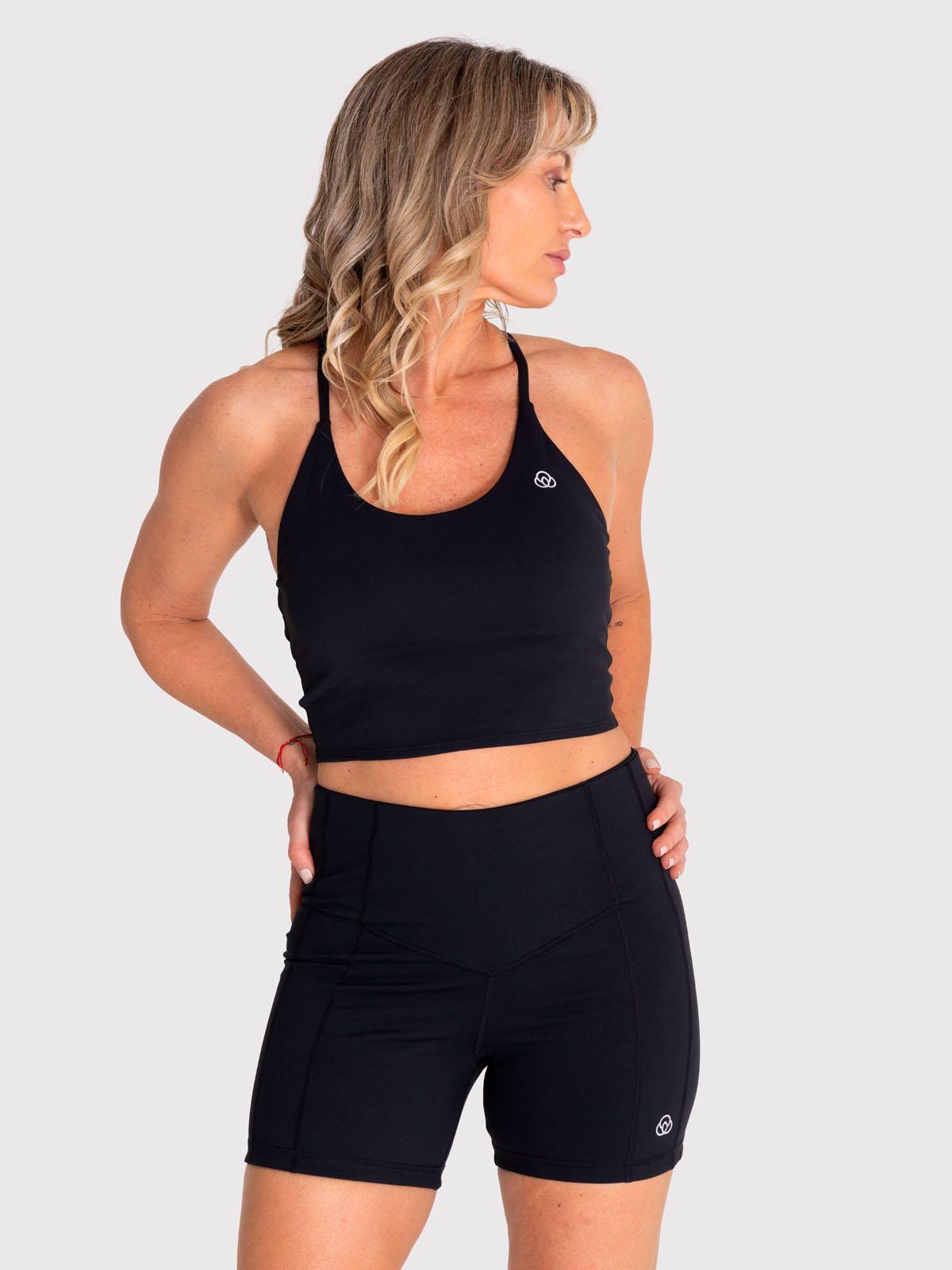 Peto deportivo Mujer Kaira Negro-0