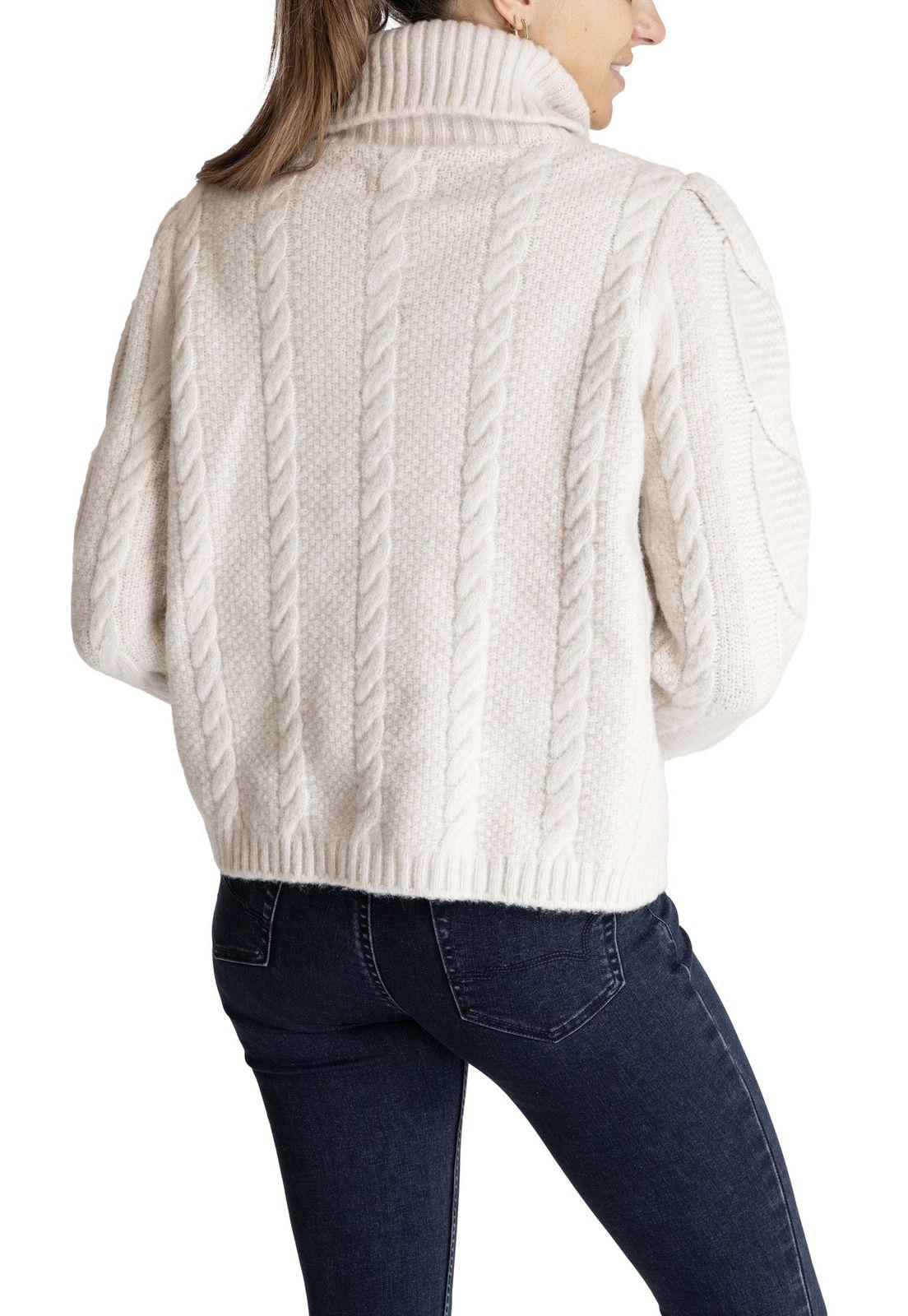 Sweater Mujer Ravella Beige-5