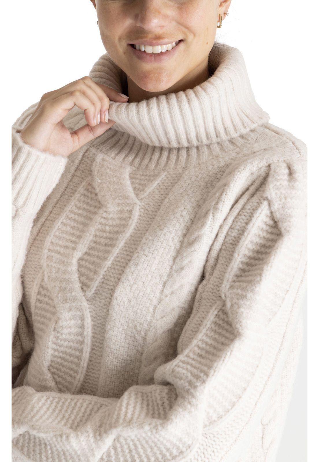 Sweater Mujer Ravella Beige-6