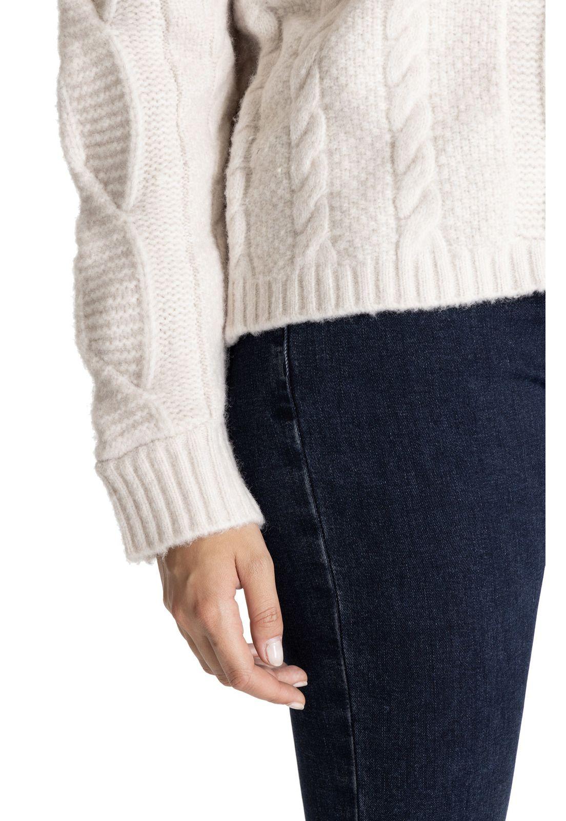 Sweater Mujer Ravella Beige-7
