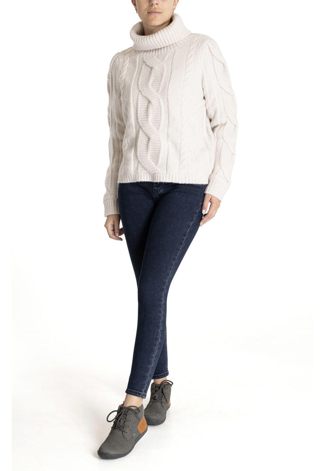 Sweater Mujer Ravella Beige-8
