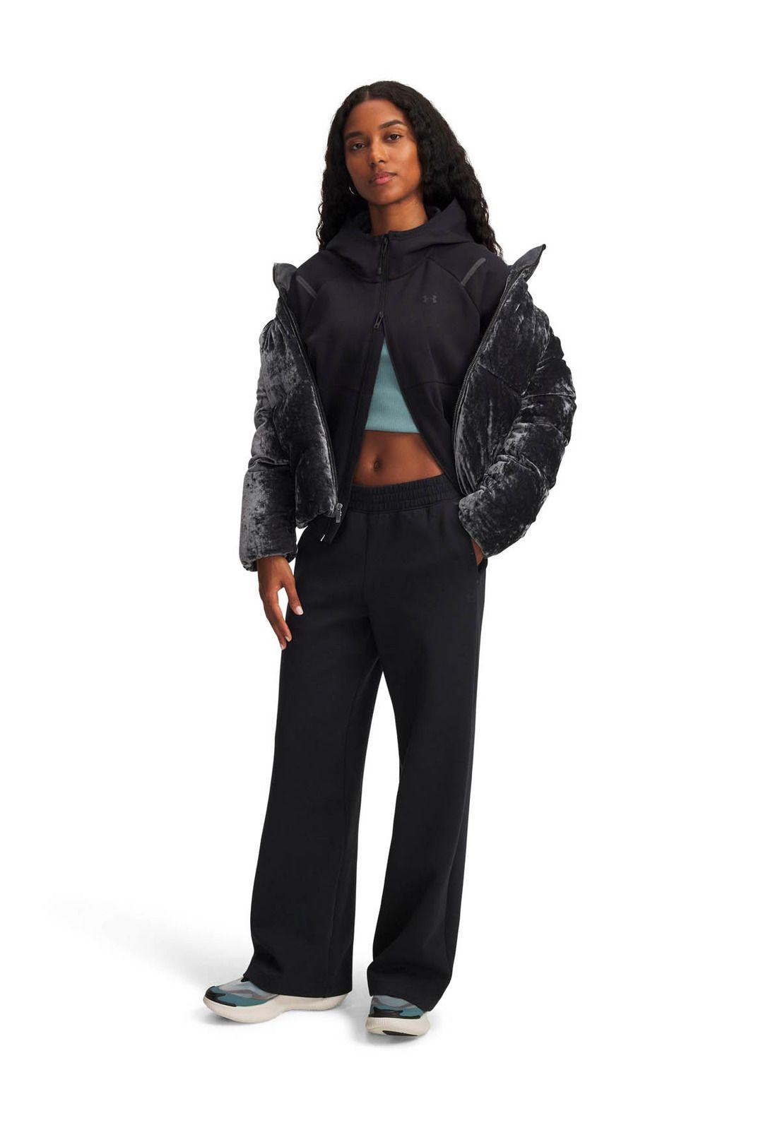 Polerón Lifestyle  mujer Unstoppable Fleece negro -3