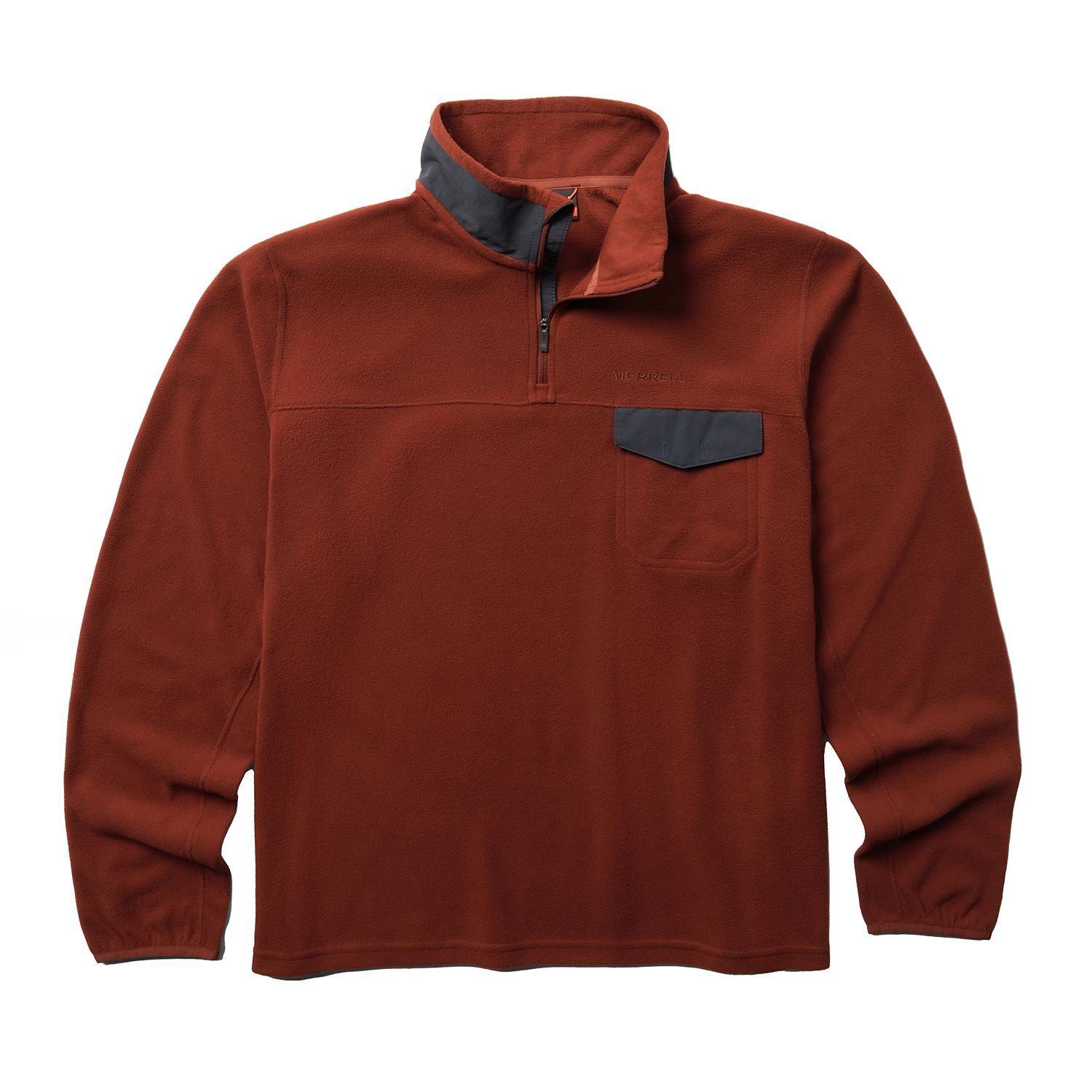 Polar Hombre Flux Lw 1/4 Zip Naranjo-0