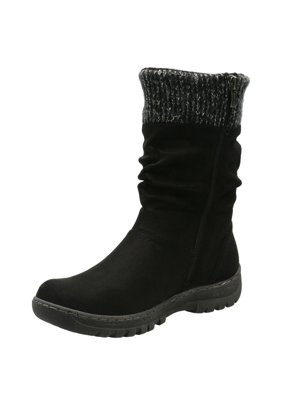 Botín Mujer Samas Negro-3