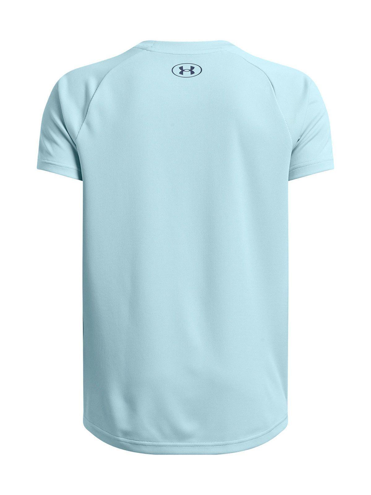 Polera Manga Corta UA Tech Niños Azul-1