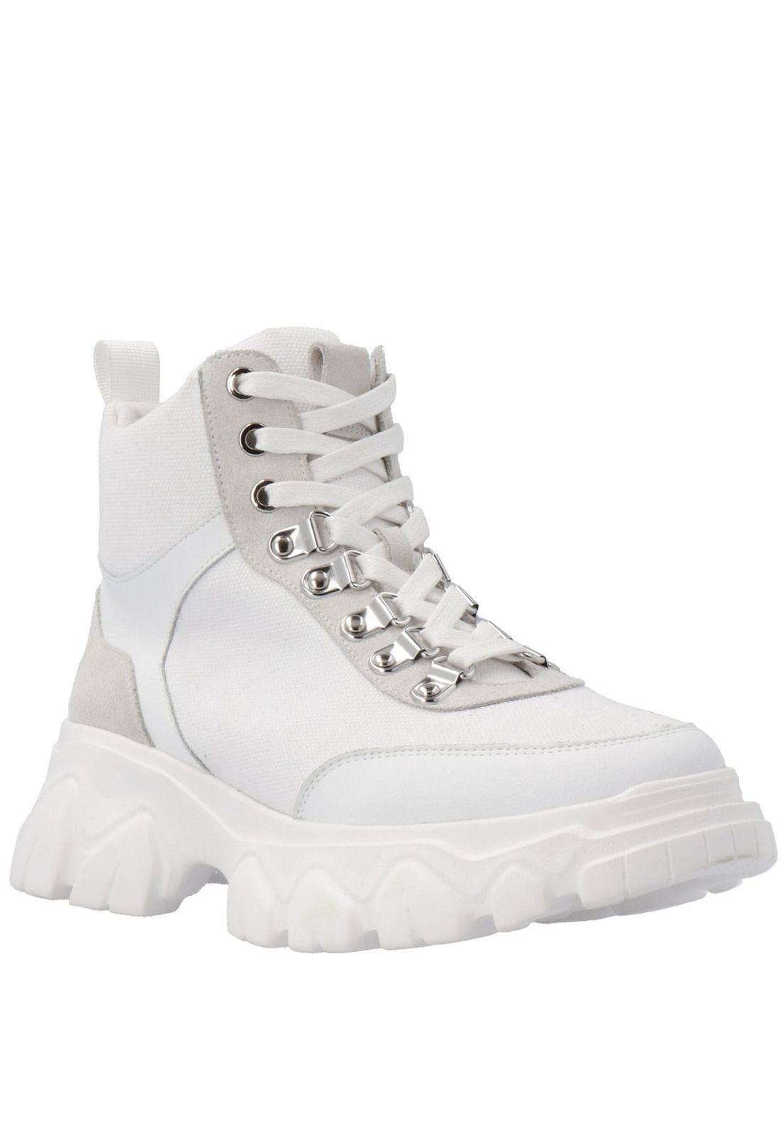 Zapatilla Cuero Mujer Ft-Carlotta Blanco-0