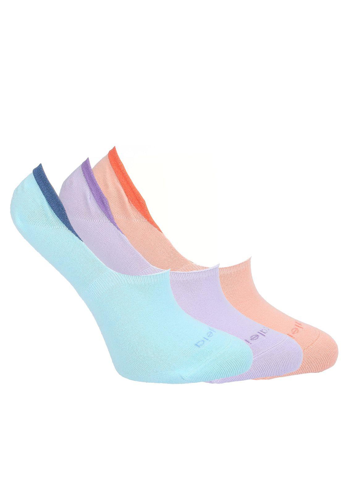Pack 3 Calcetines Mujer Inv Color Multicolor-0