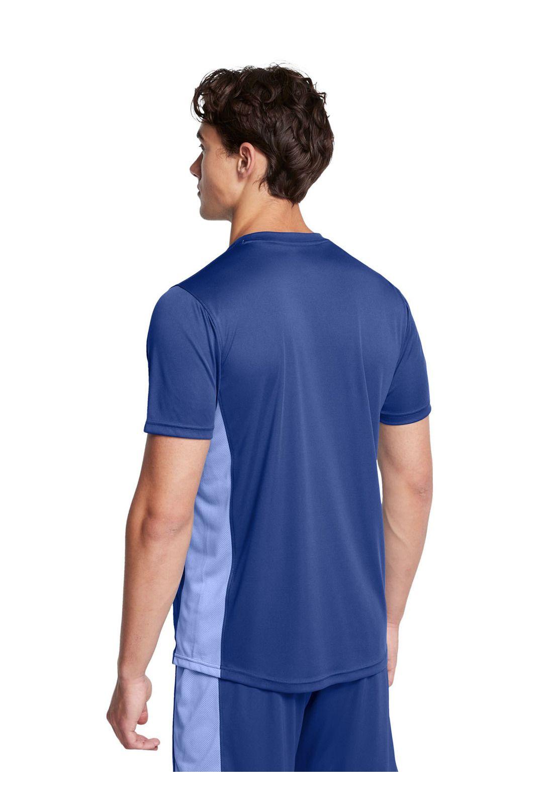 Polera manga corta Challenger hombre Azul-4