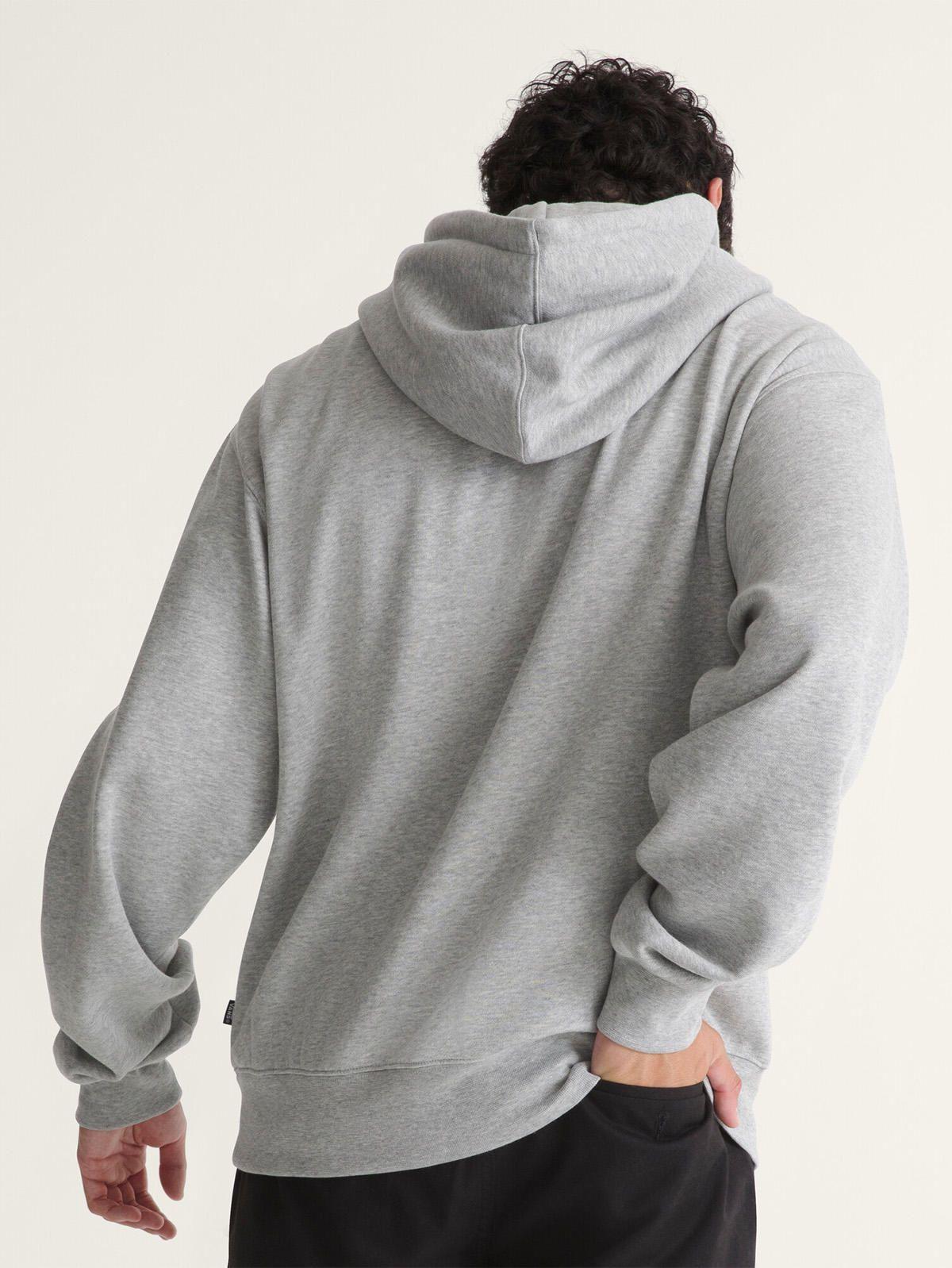 Poleron Hombre Stretch Logo Pullove Gris-1