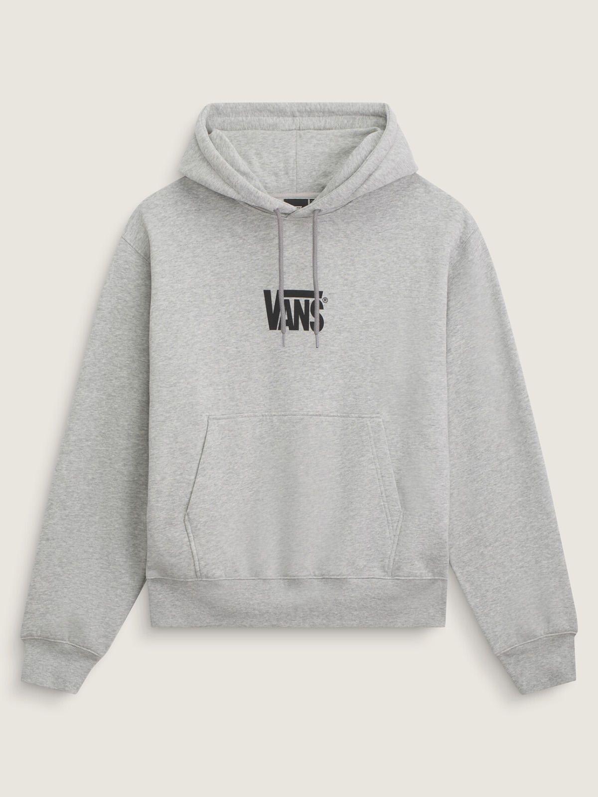 Poleron Hombre Stretch Logo Pullove Gris-4