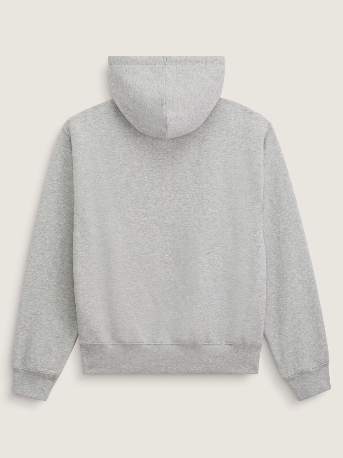 Poleron Hombre Stretch Logo Pullove Gris-5