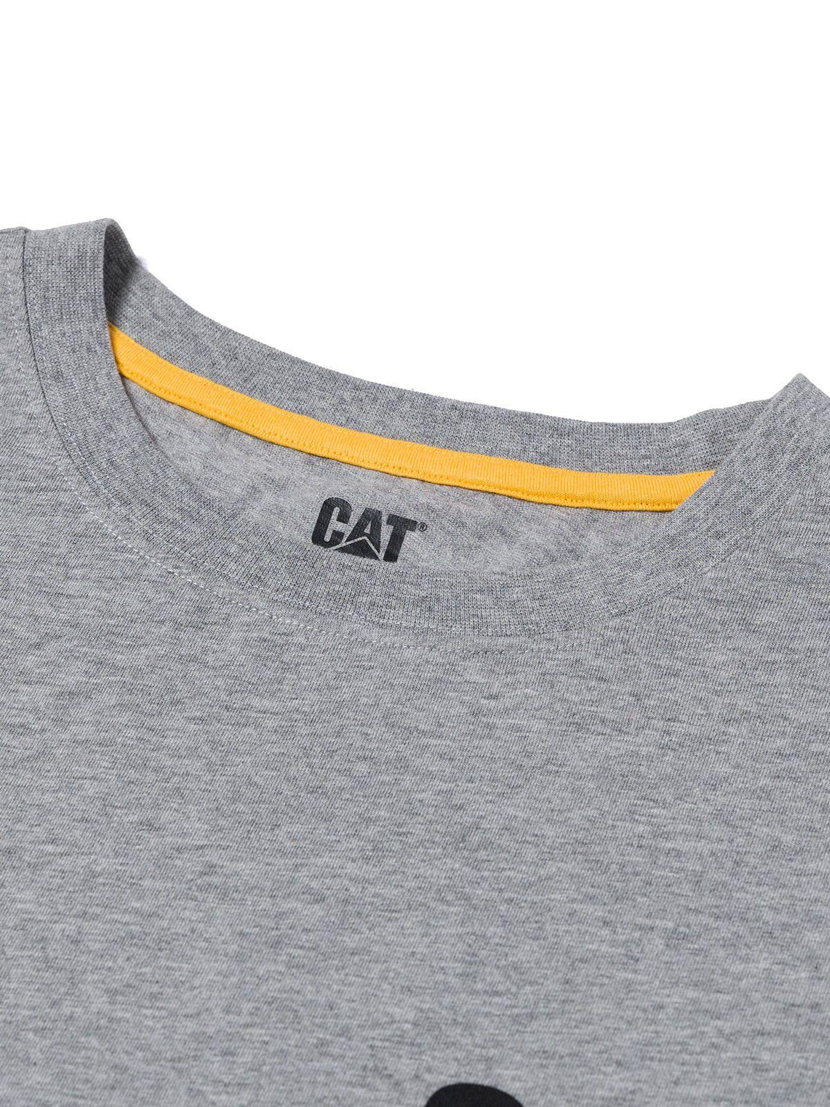 Polera Manga Corta Hombre Diseño Workwear Gris-3