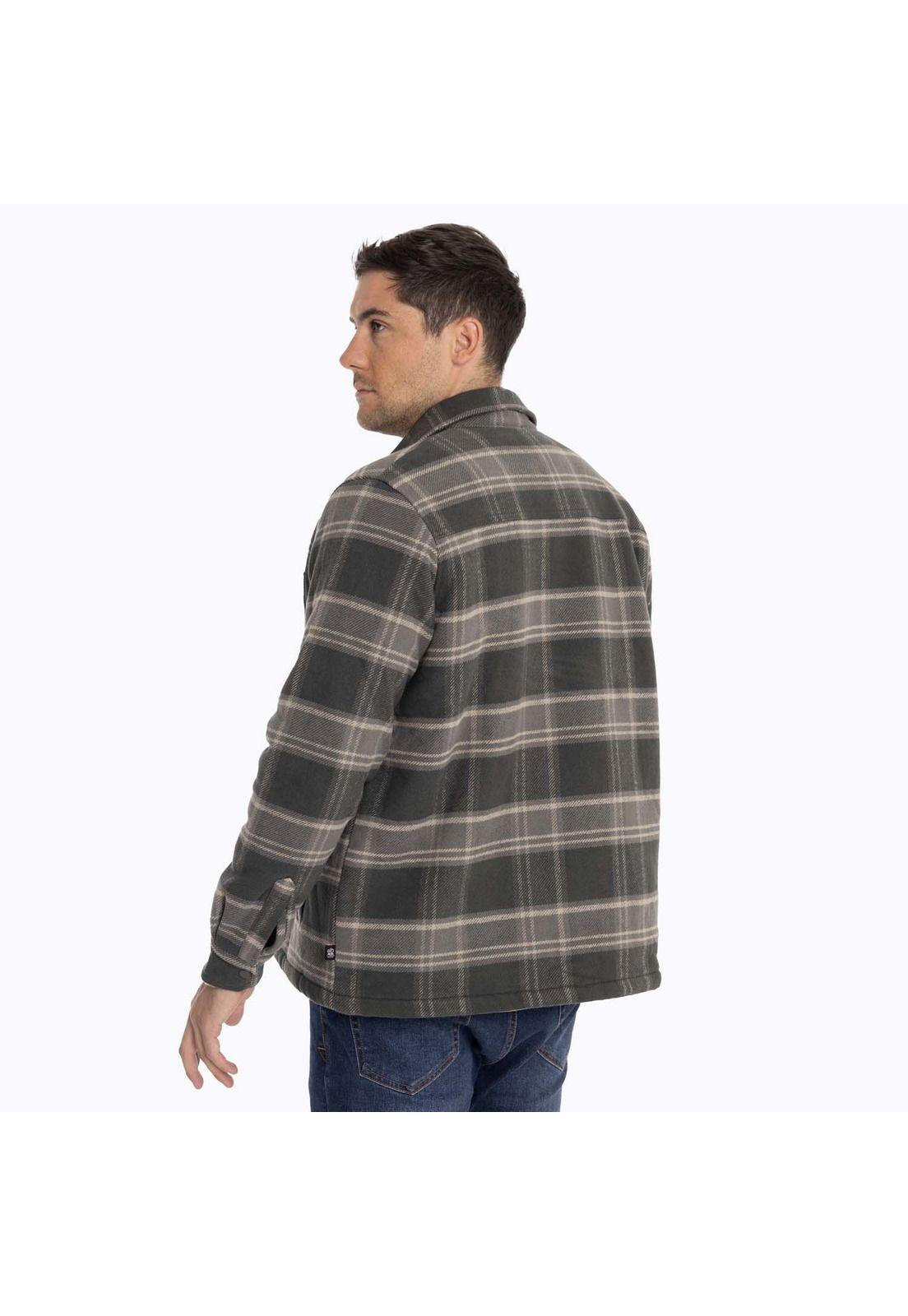 Chaqueta Sobrecamisa Hombre Mojave Oversh Gris Merrell-4