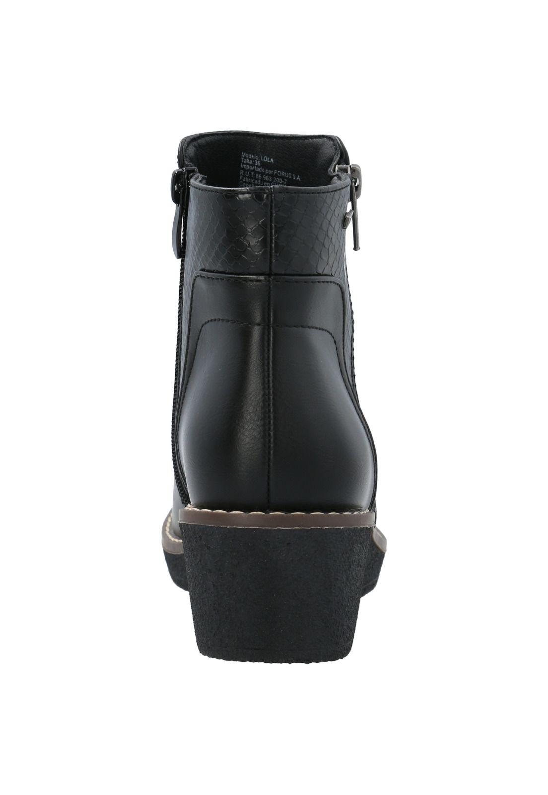 Botín Mujer Lola Negro-5