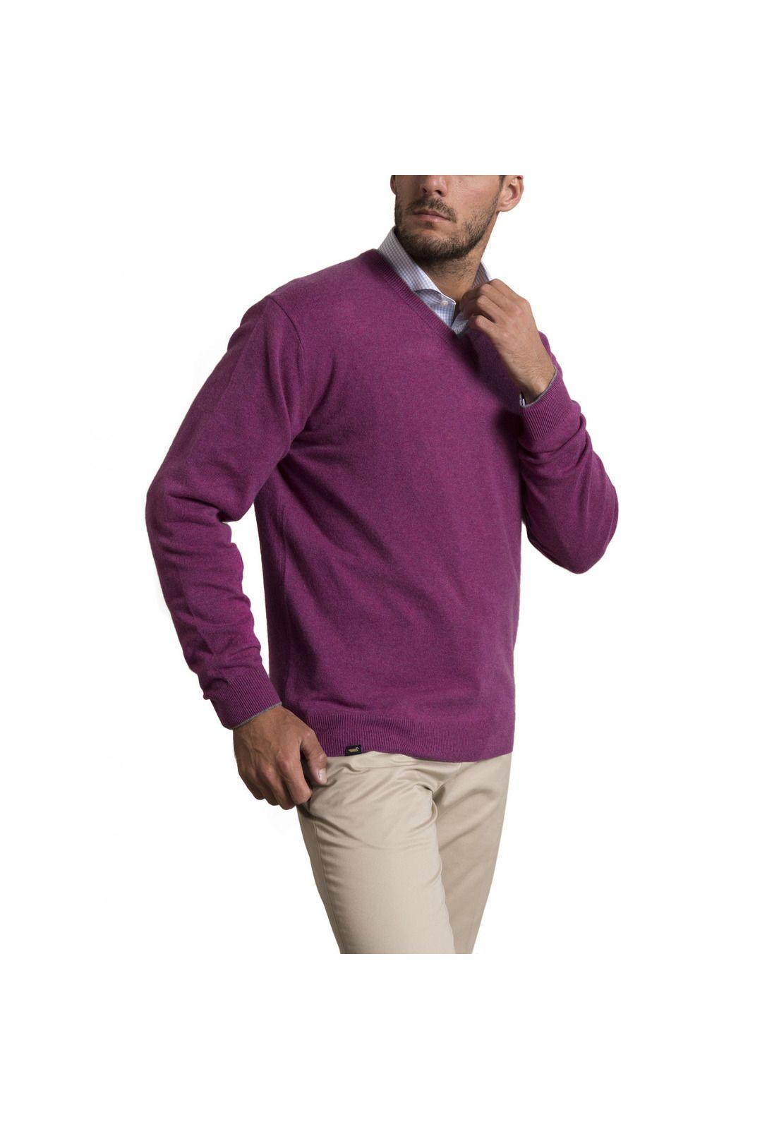 Sweater Cashmere Rockford Morado-0
