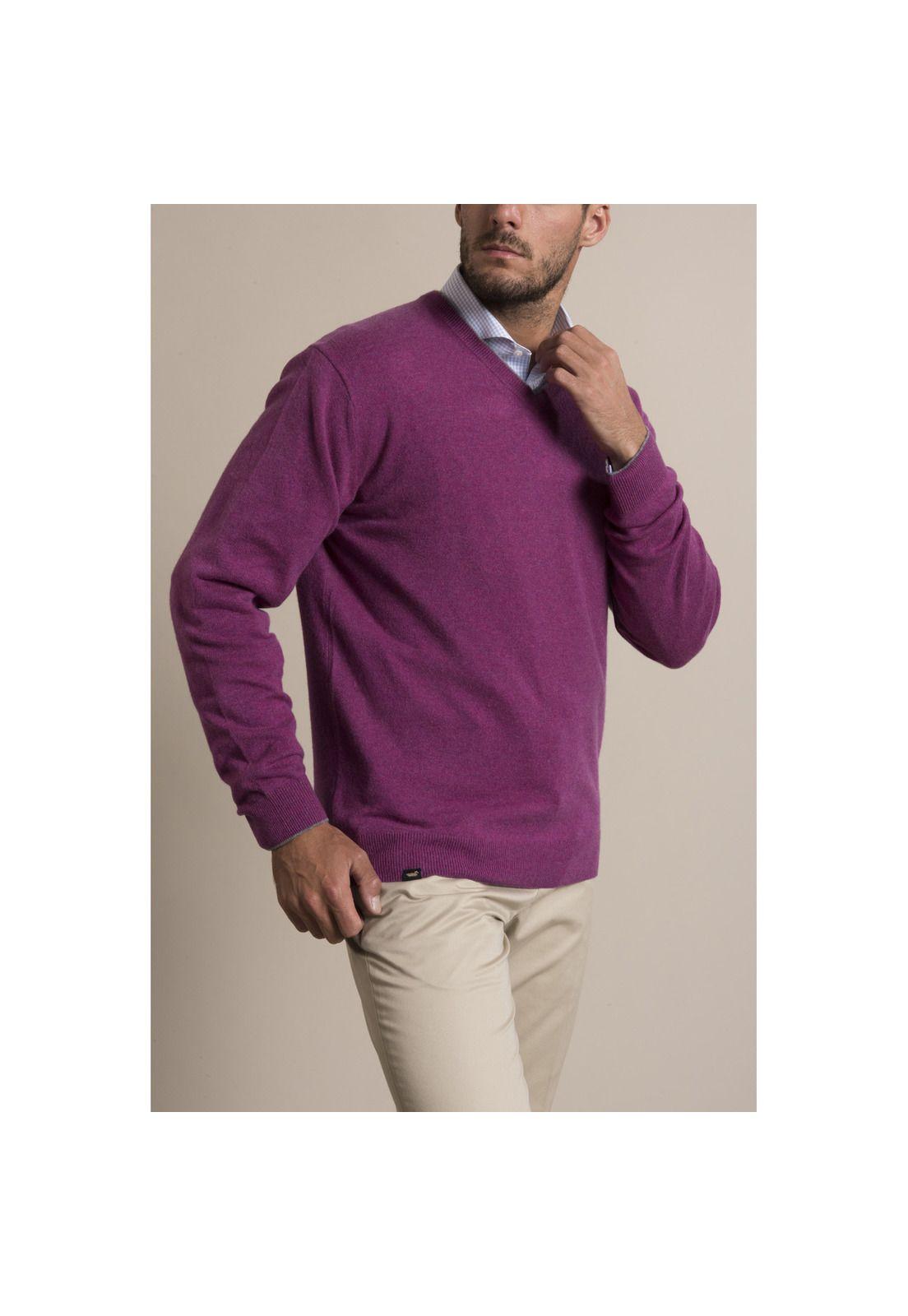 Sweater Cashmere Rockford Morado-1