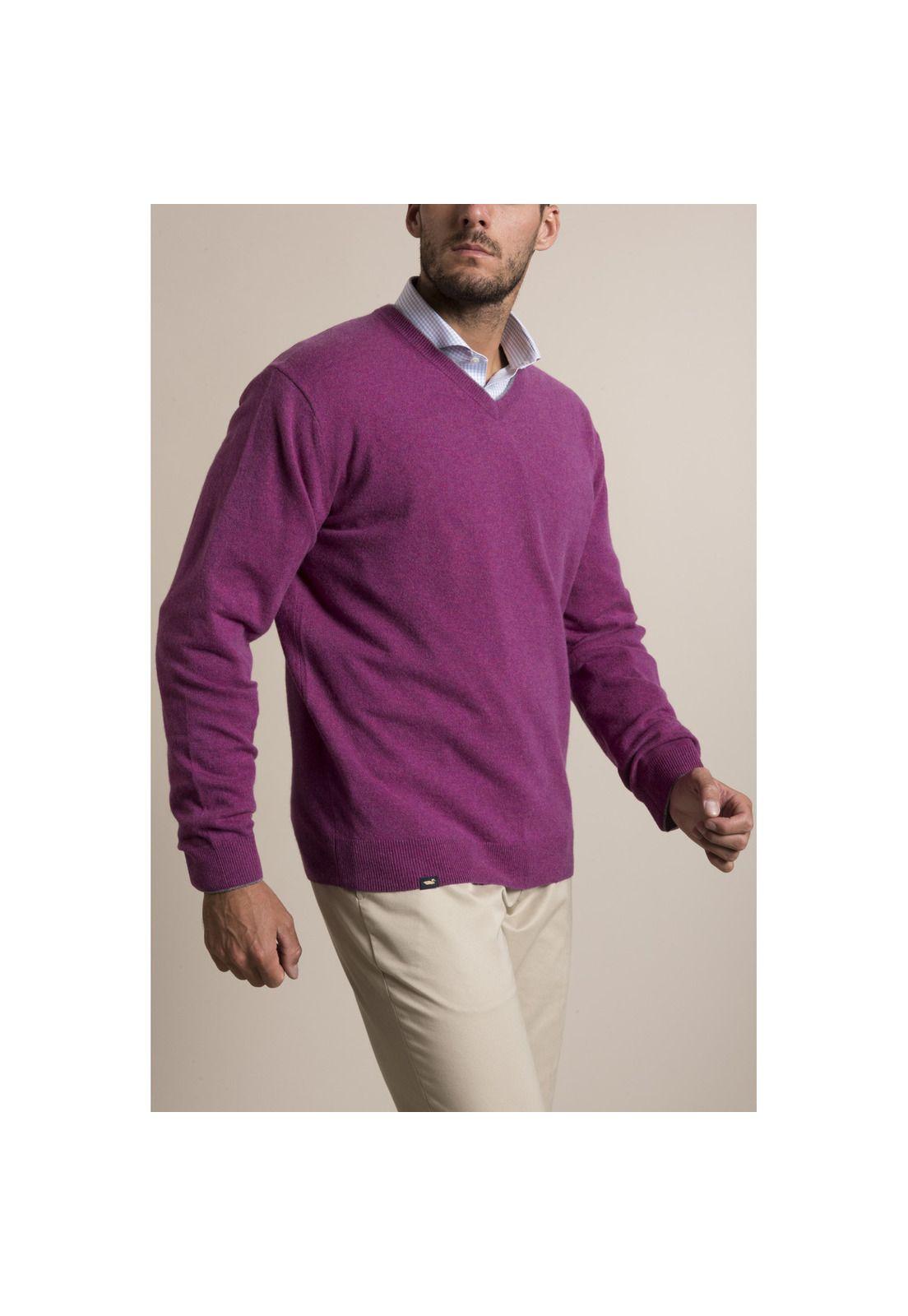 Sweater Cashmere Rockford Morado-2