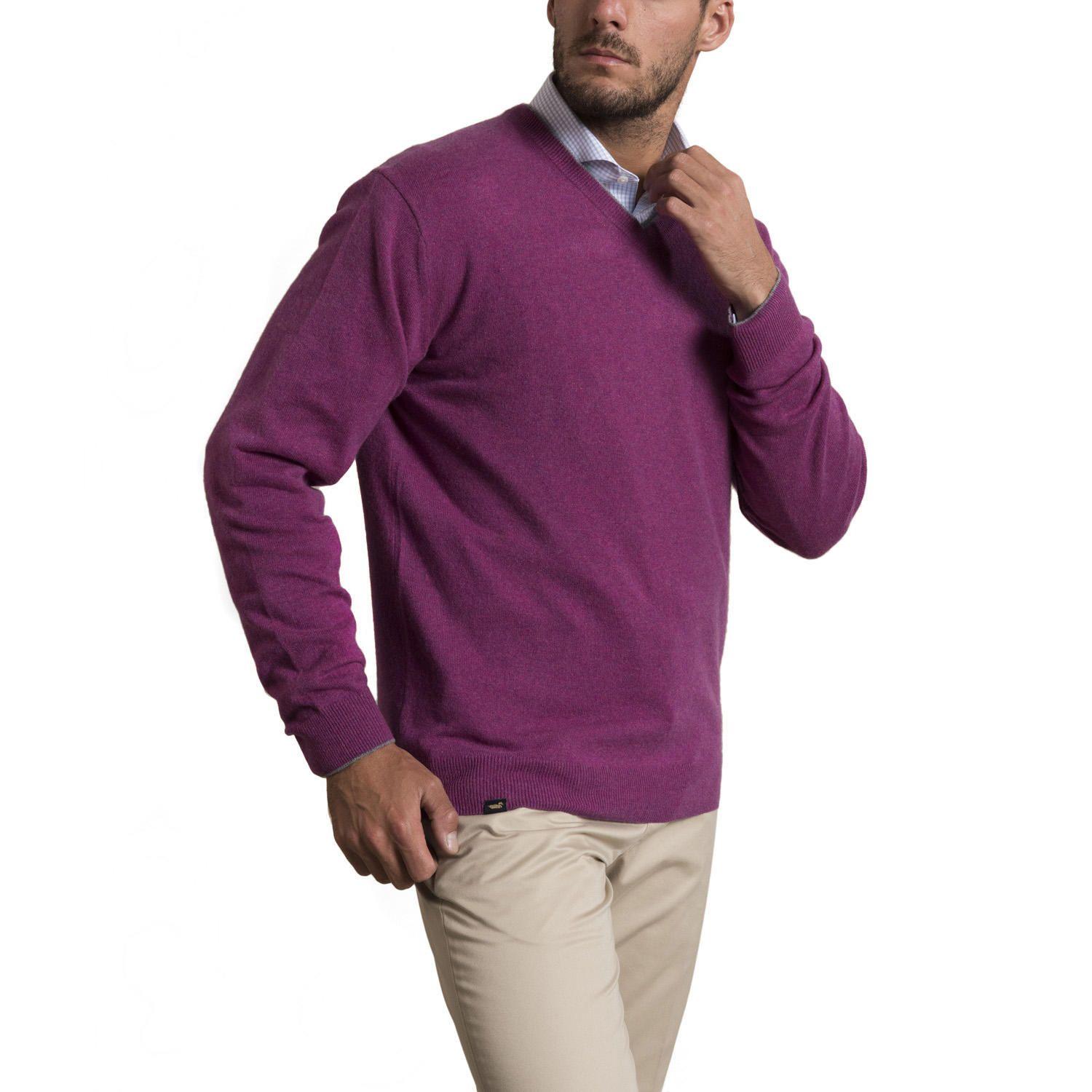 Sweater Cashmere Rockford Morado-0