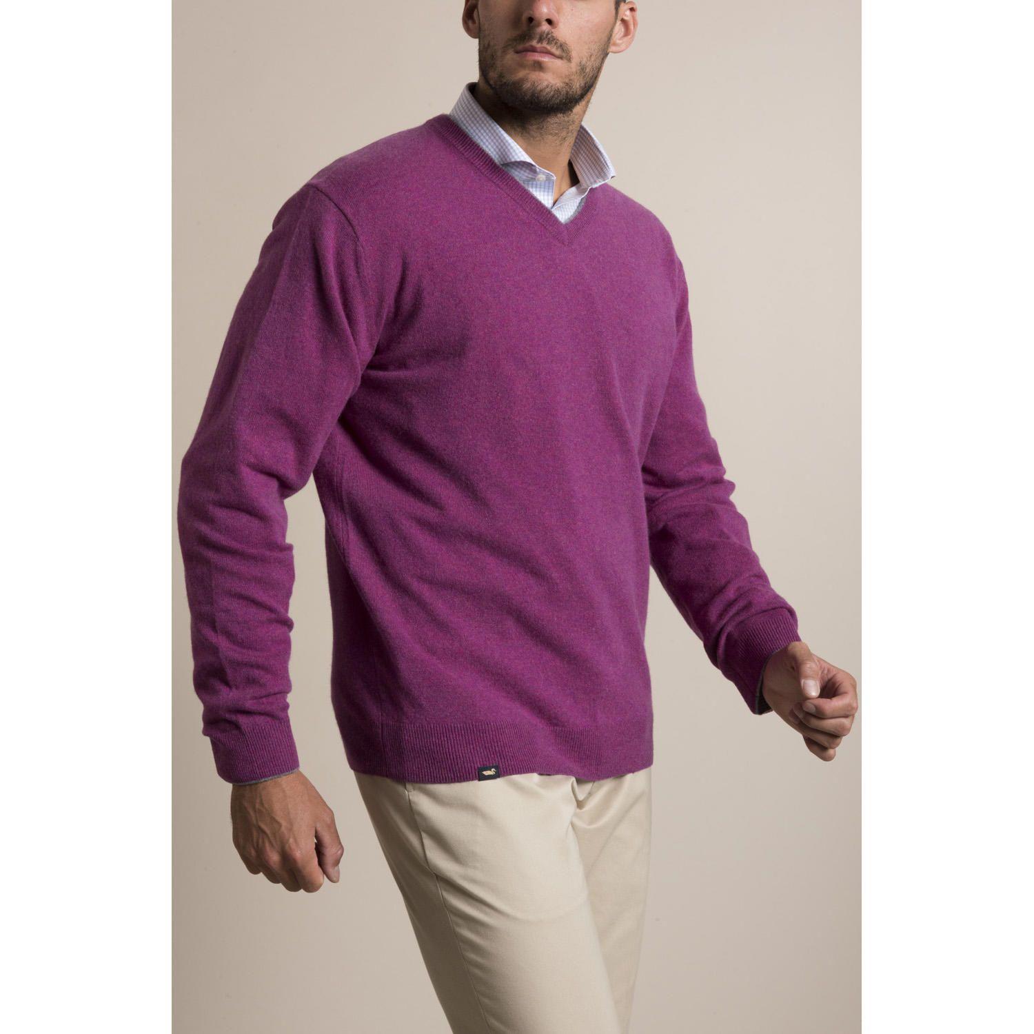 Sweater Cashmere Rockford Morado-2