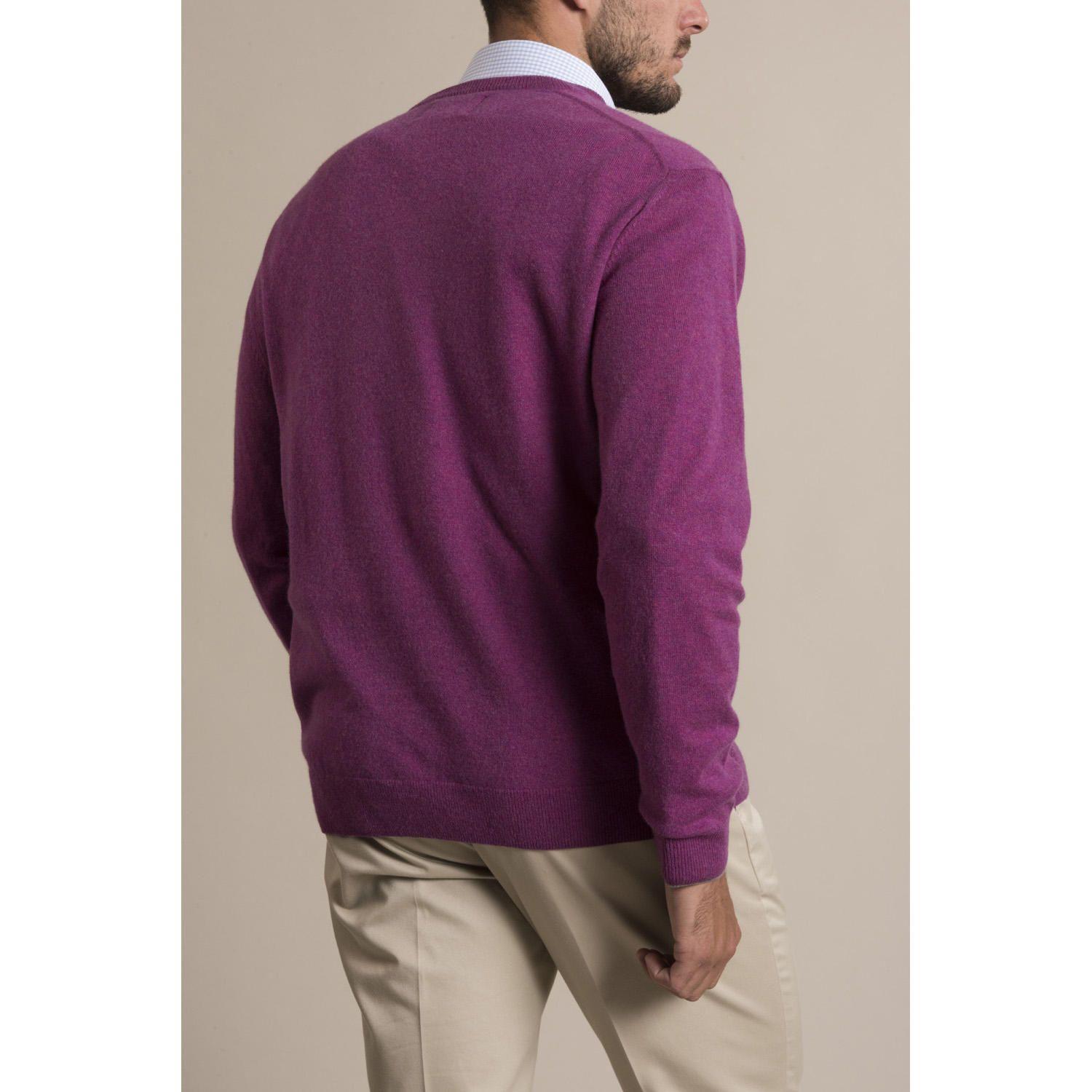 Sweater Cashmere Rockford Morado-3