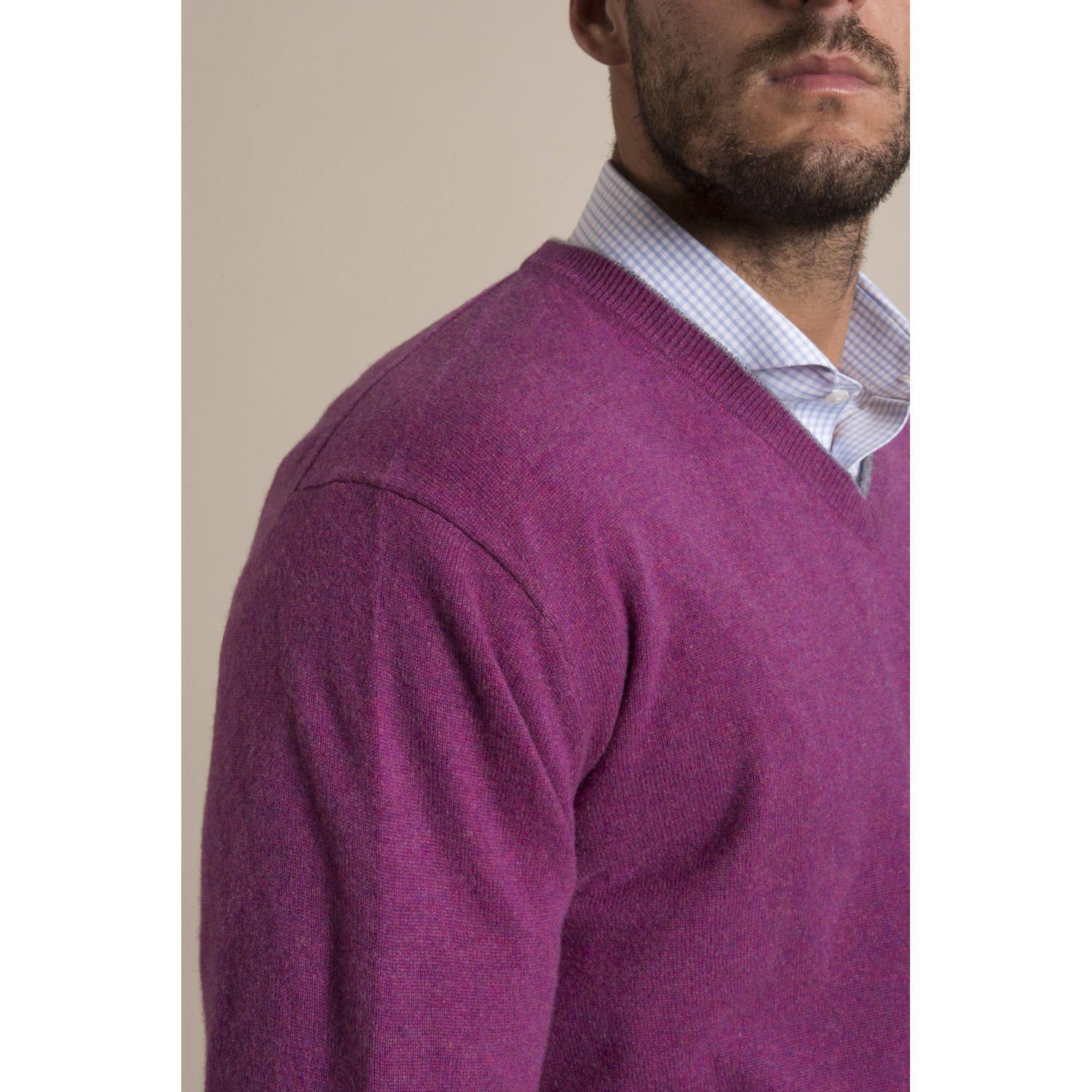 Sweater Cashmere Rockford Morado-4