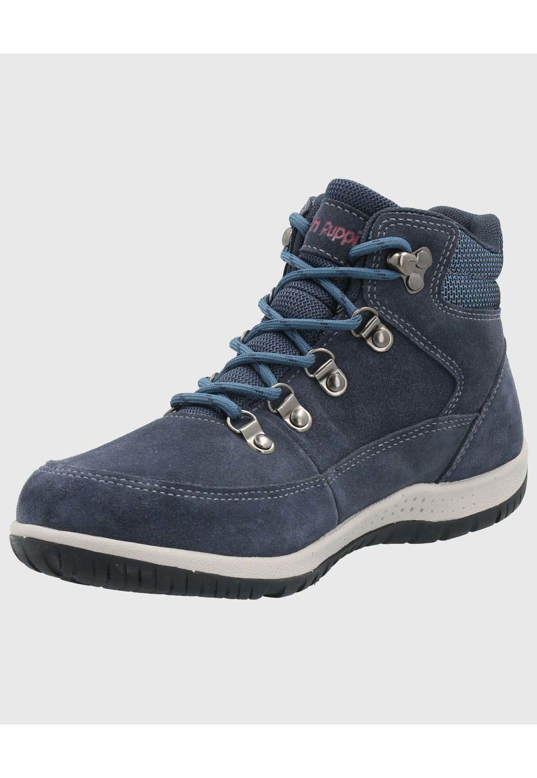 Botin Cuero Mujer Emur Azul-4
