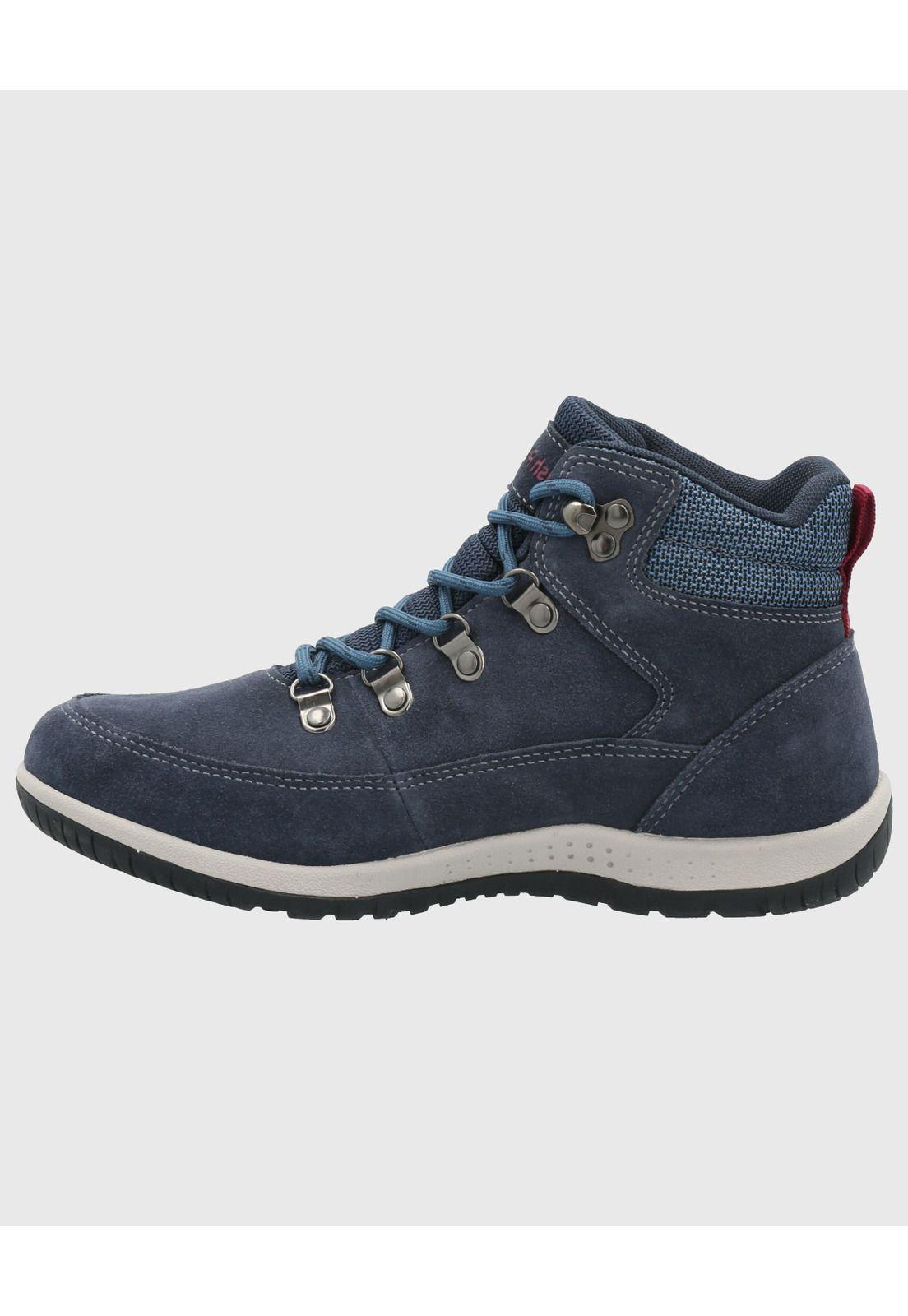 Botin Cuero Mujer Emur Azul-5